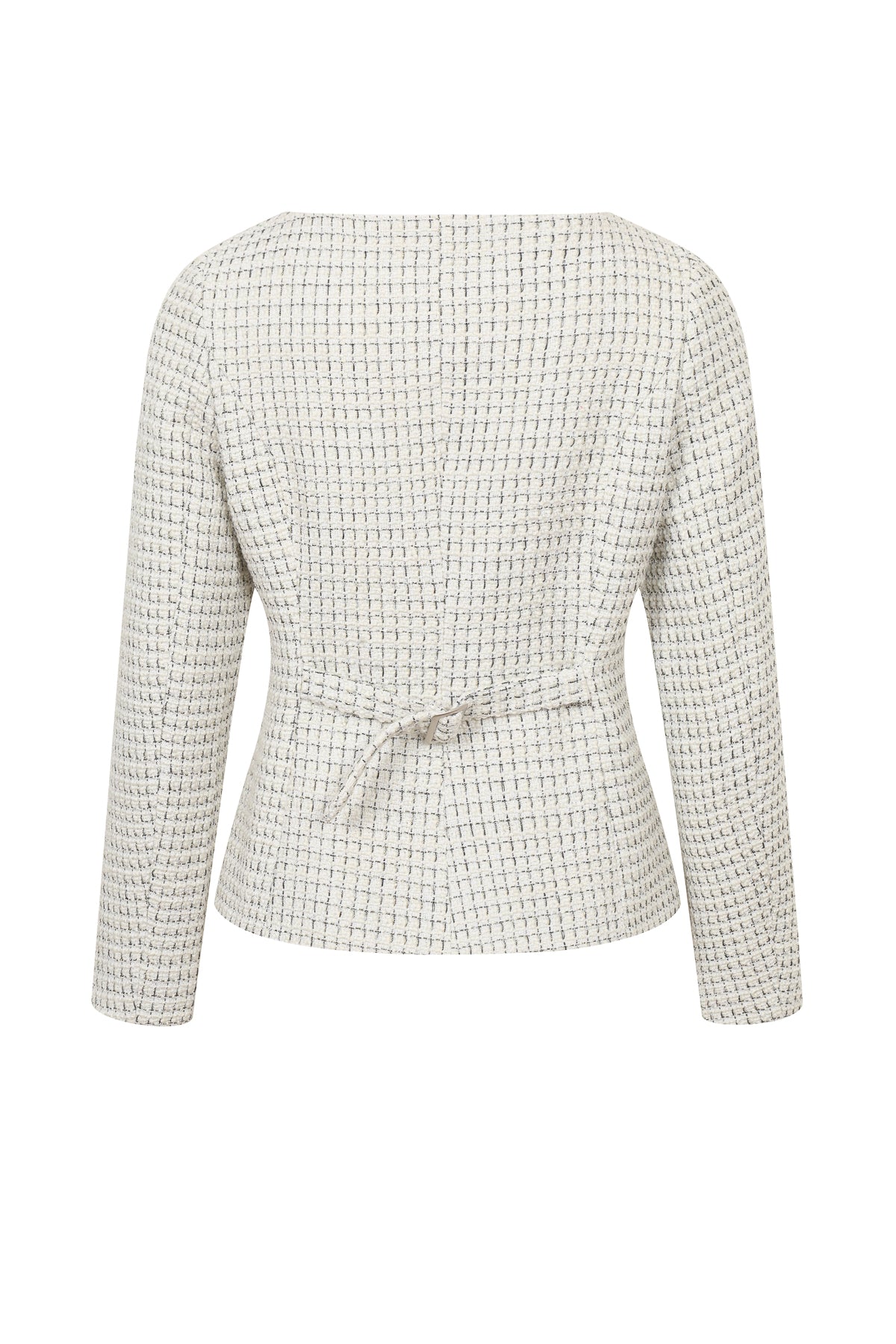 Asym Elegance Tweed Jacket