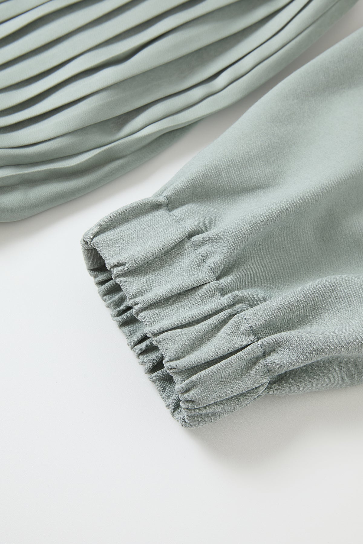 Pleated Zip Up Jacket