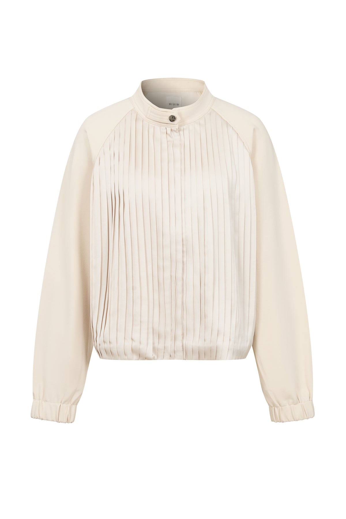 Pleated Zip Up Jacket