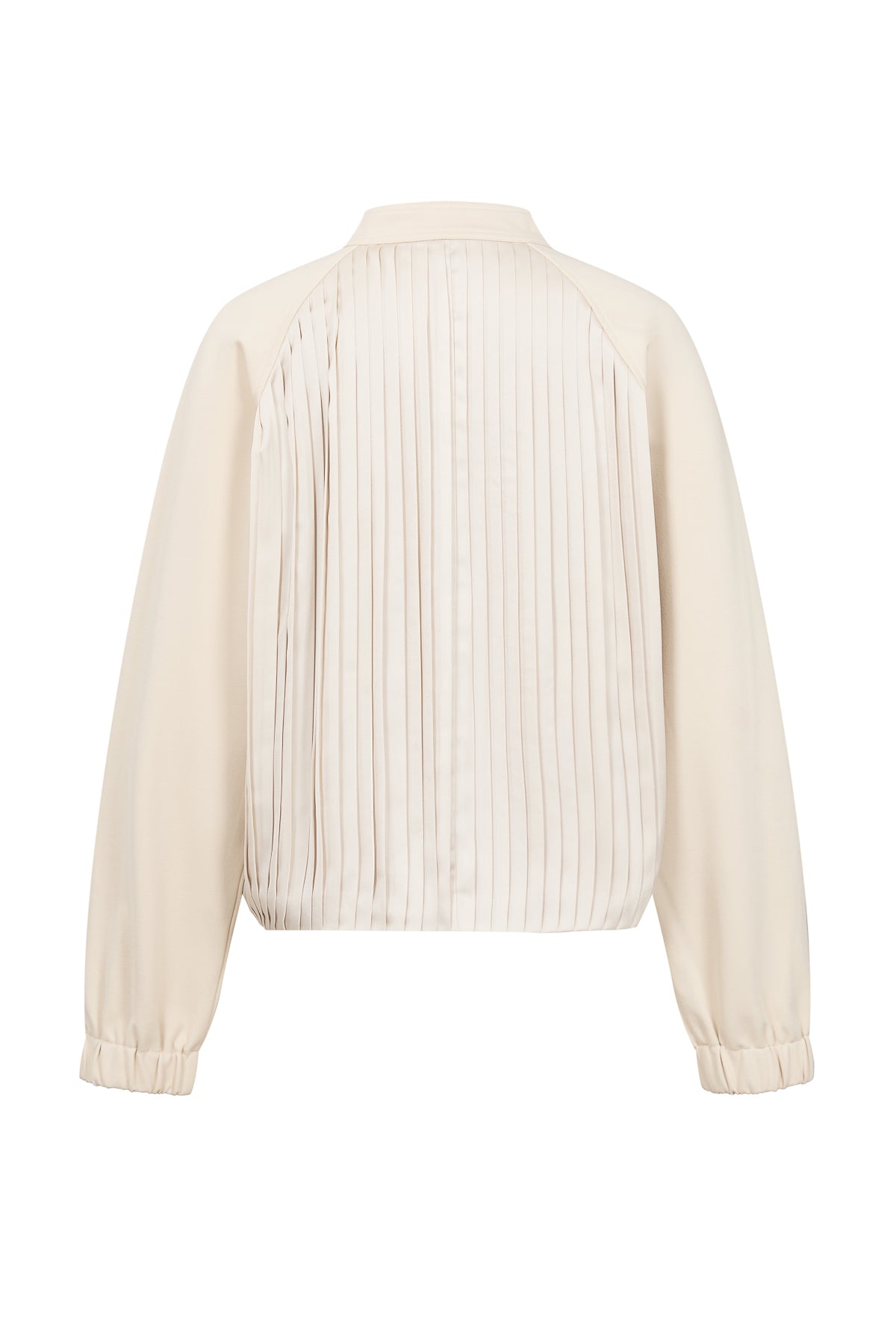 Pleated Zip Up Jacket