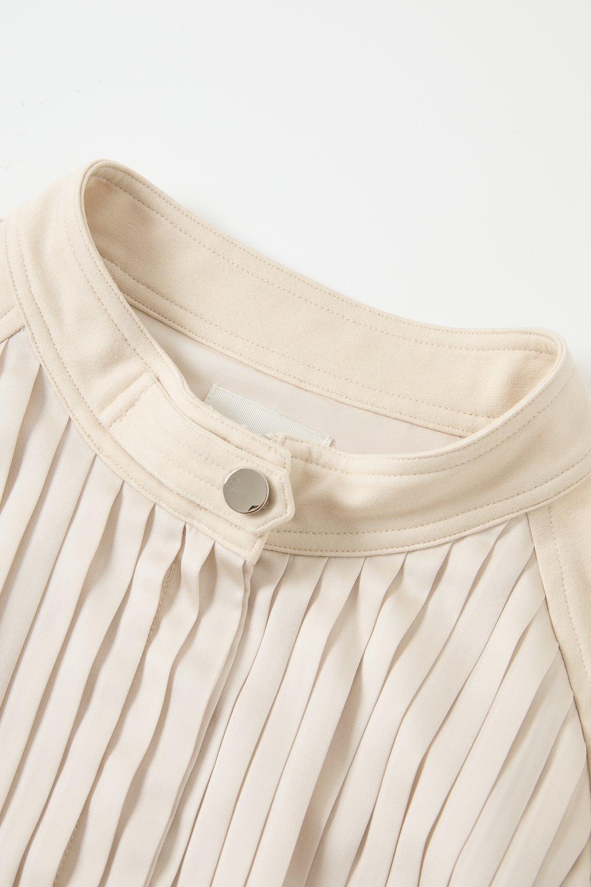 Pleated Zip Up Jacket
