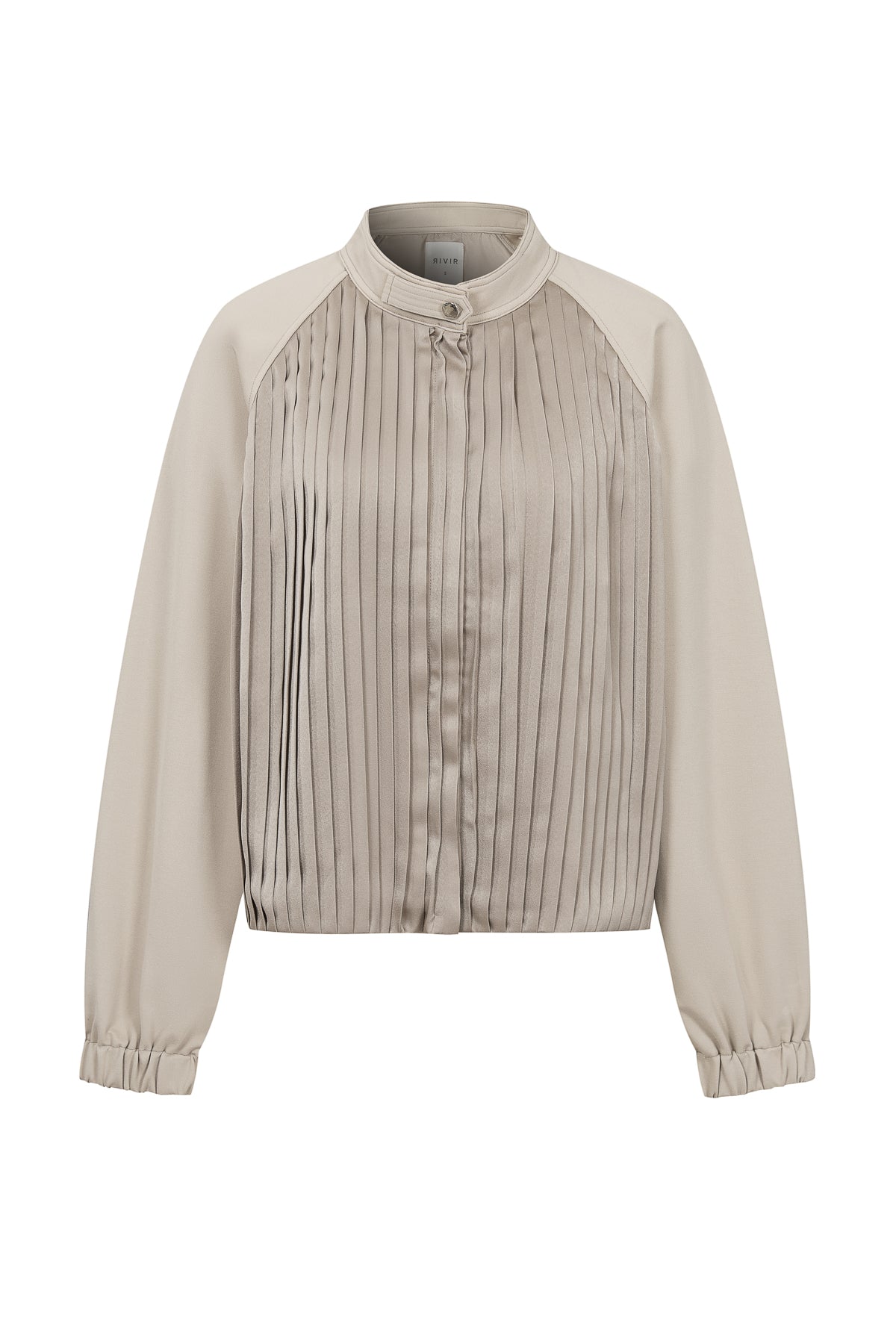 Pleated Zip Up Jacket