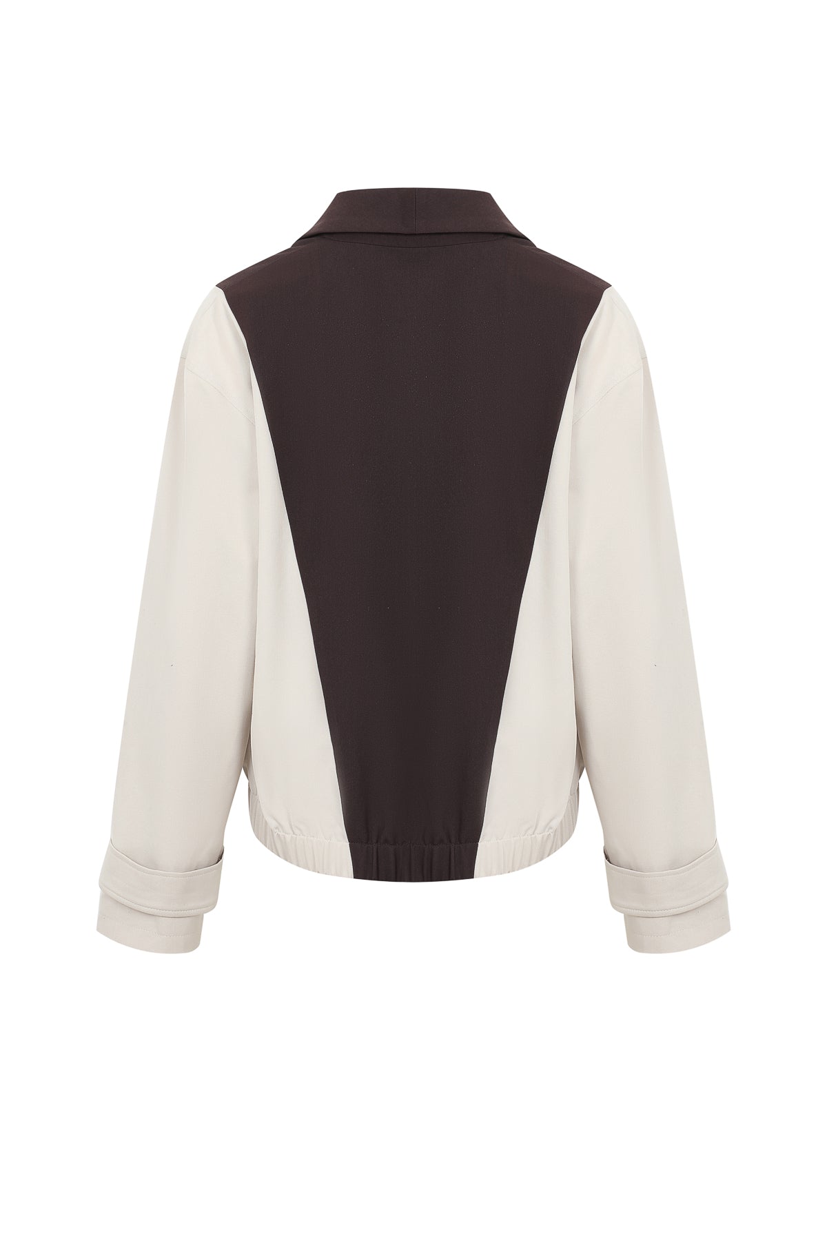 Colorblock Double Breasted Jacket