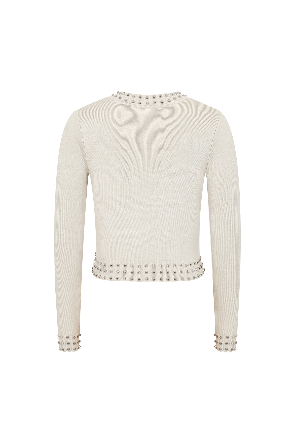 Solene Studded Knit Cardigan