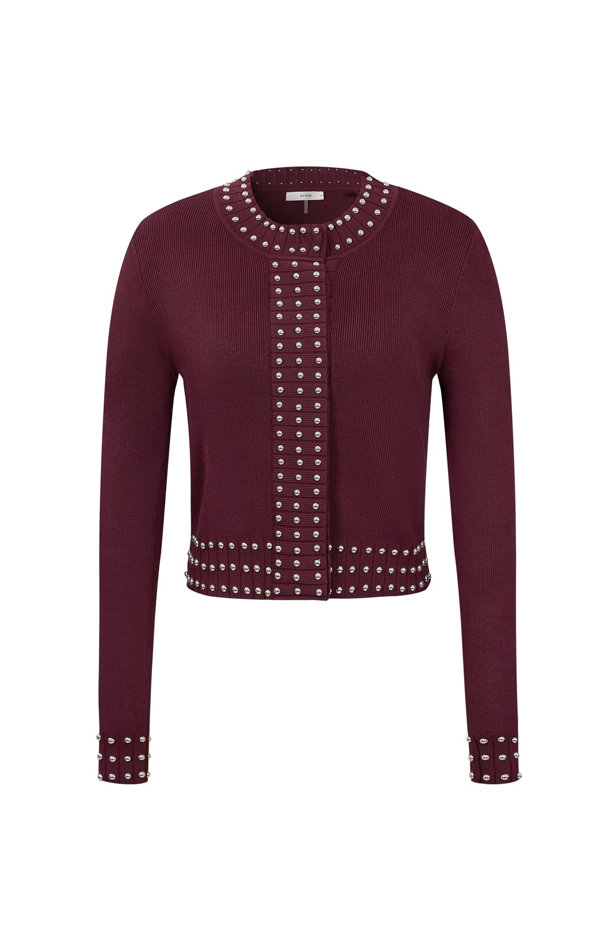 Solene Studded Knit Cardigan