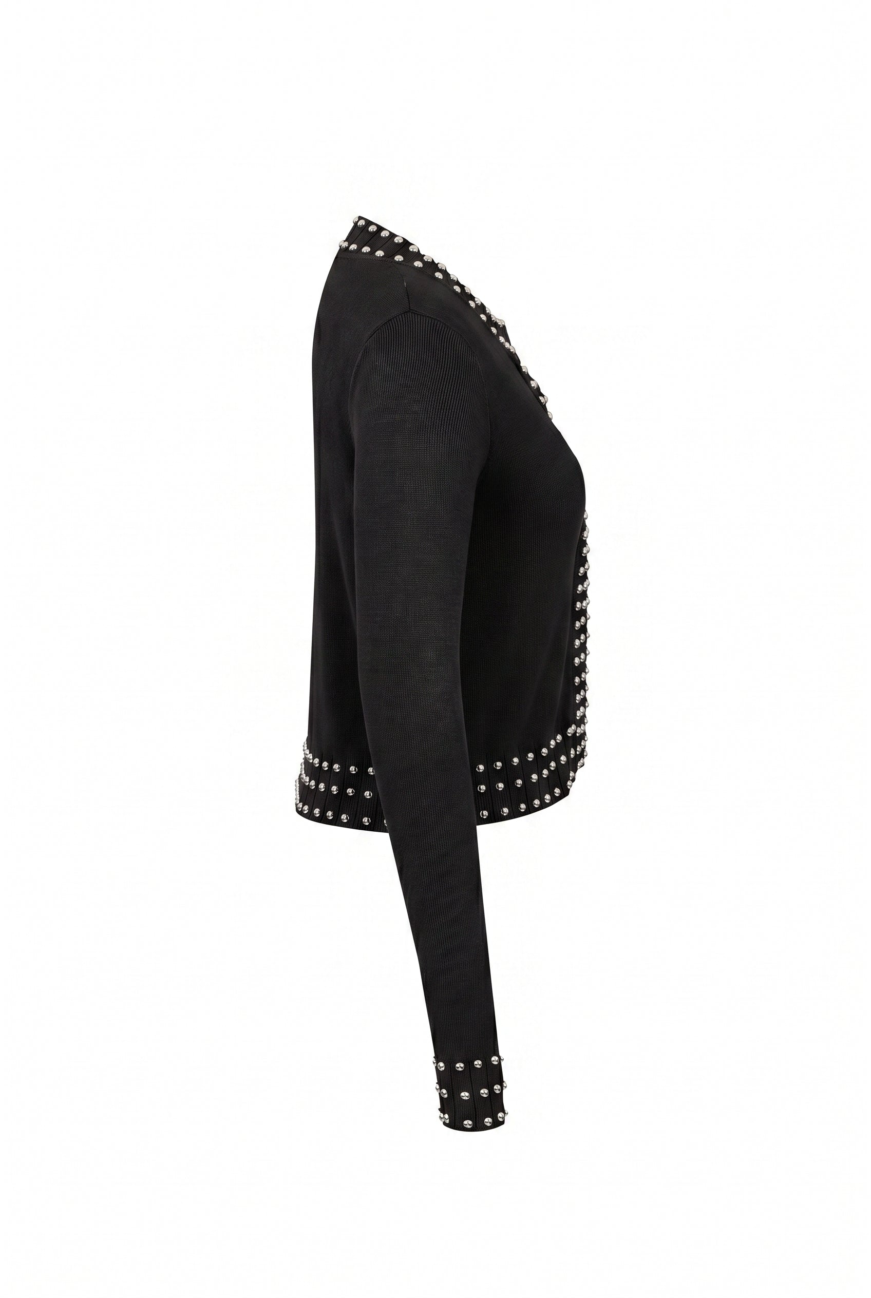 Solene Studded Knit Cardigan