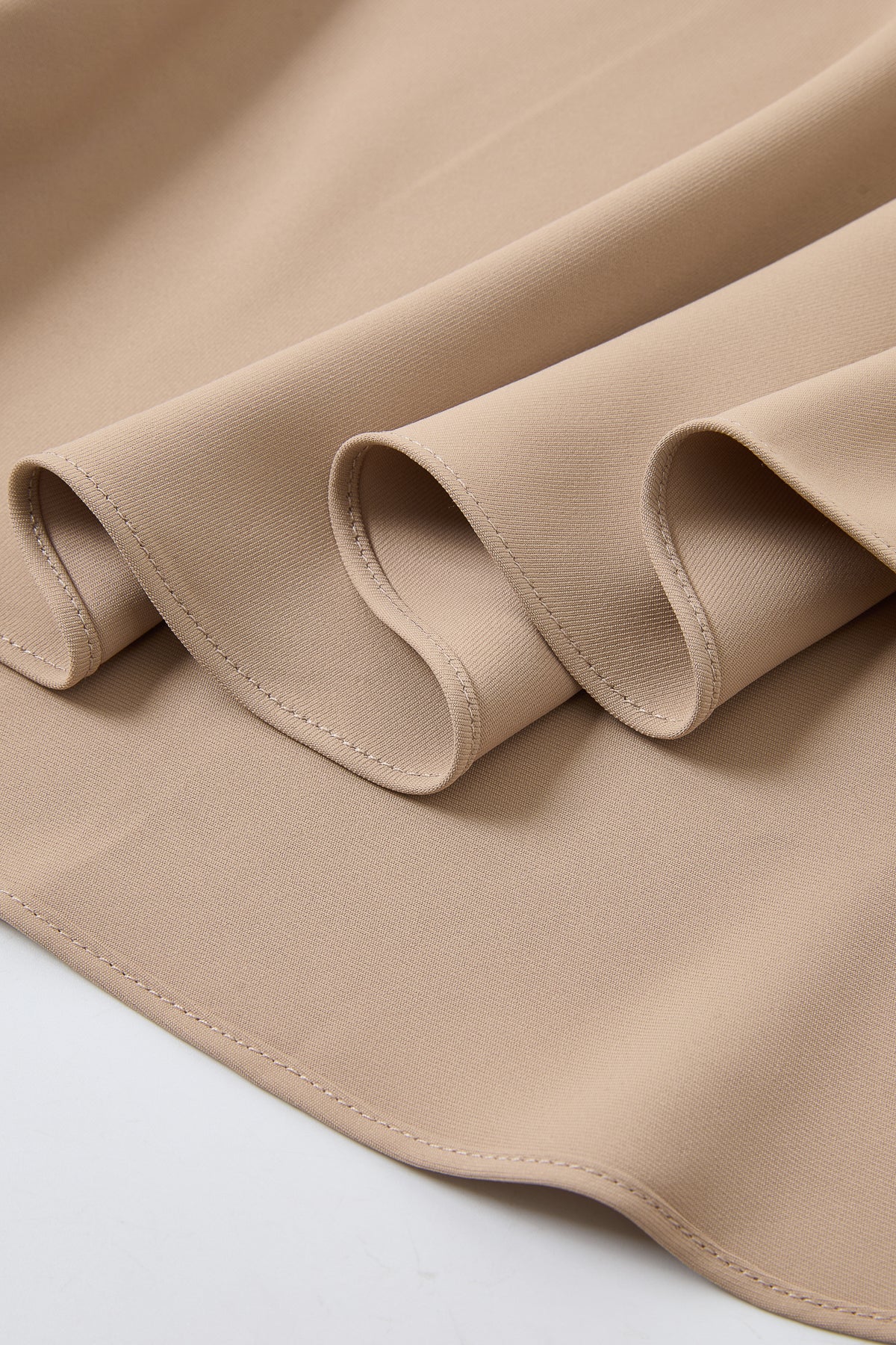Woven Skirt with Ruffle Detail