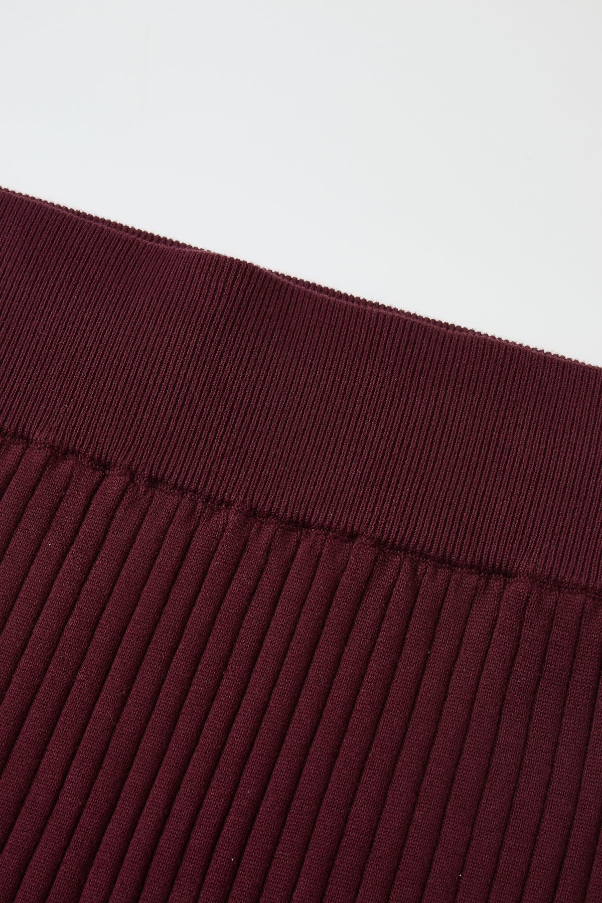 Stripe Texture Midi Skirt