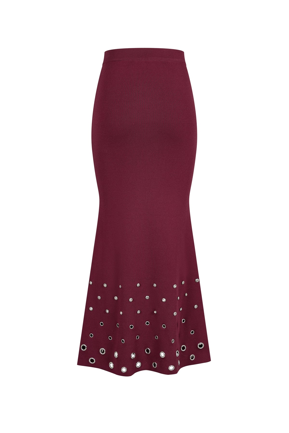 Grommet Studs Detail Skirt