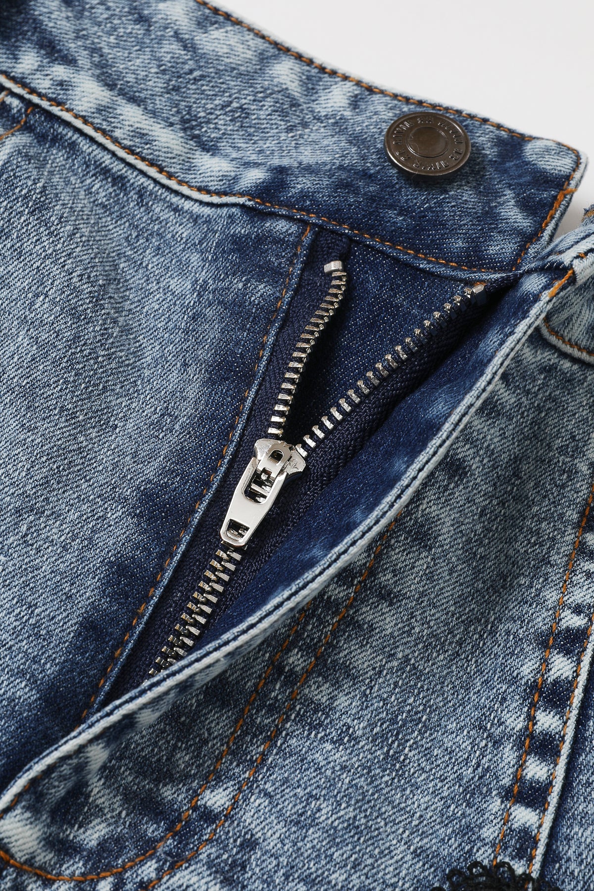 Amélie Denim Contrast Maxi Skirt