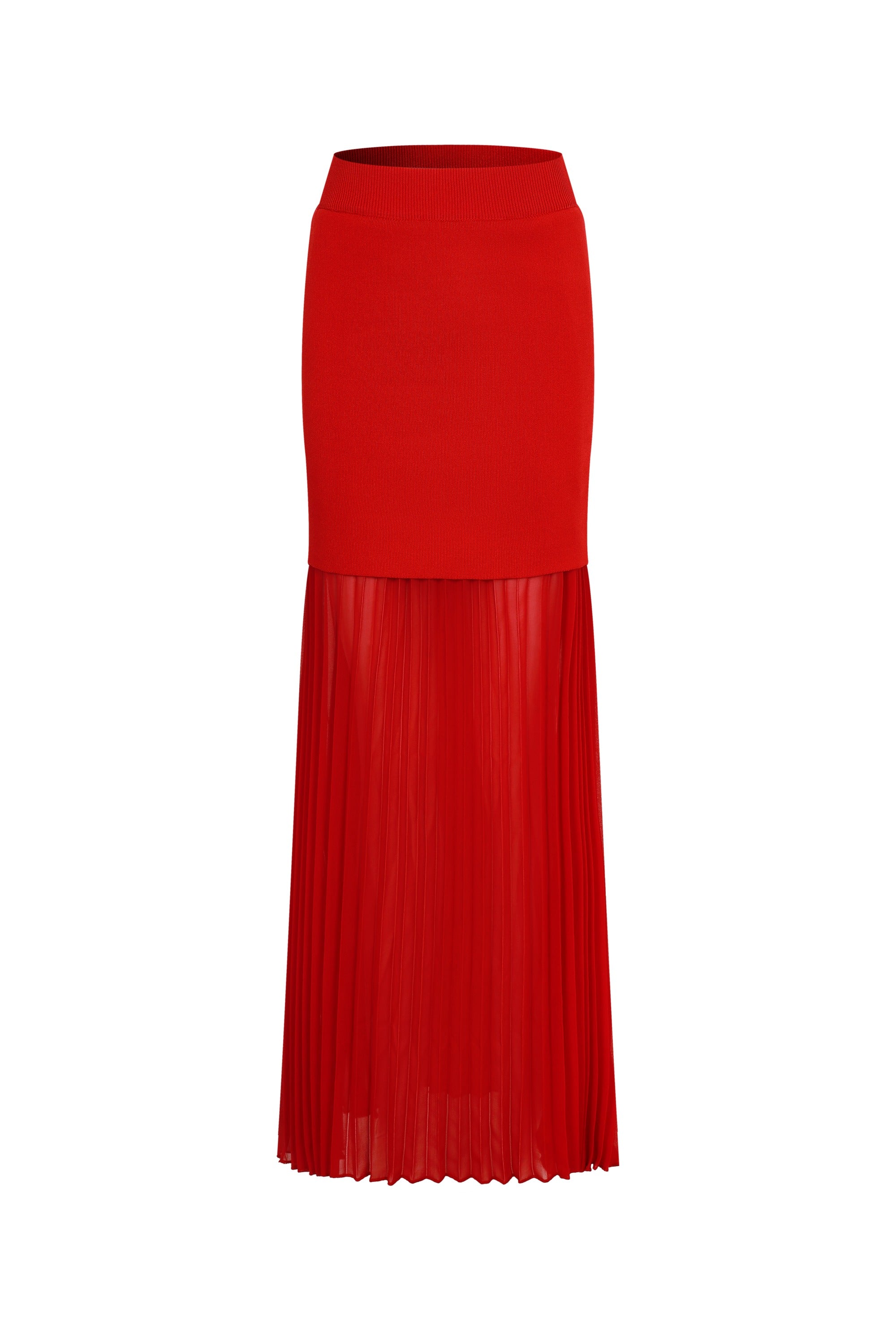 Dual Motion Midi Skirt
