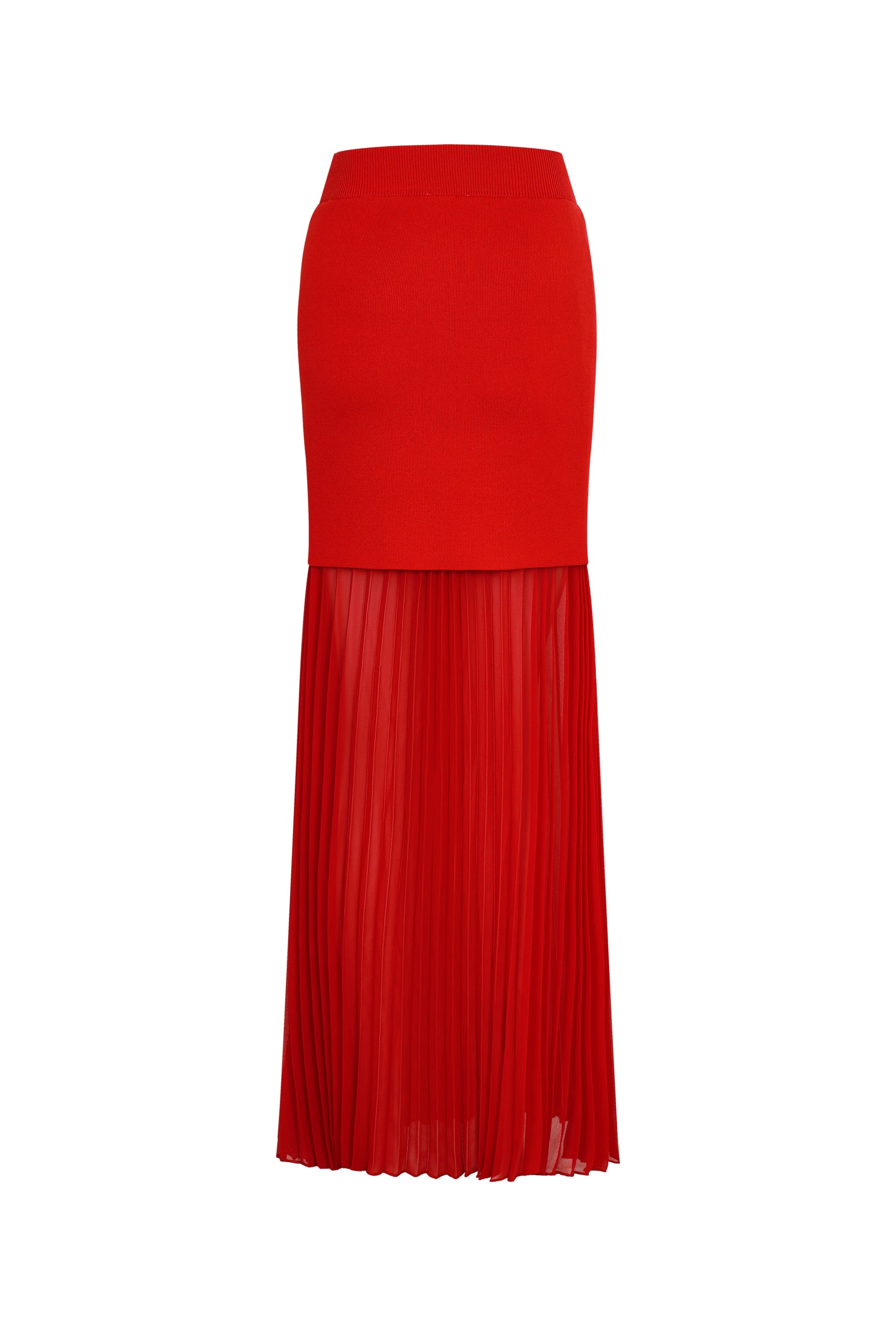 Dual Motion Midi Skirt