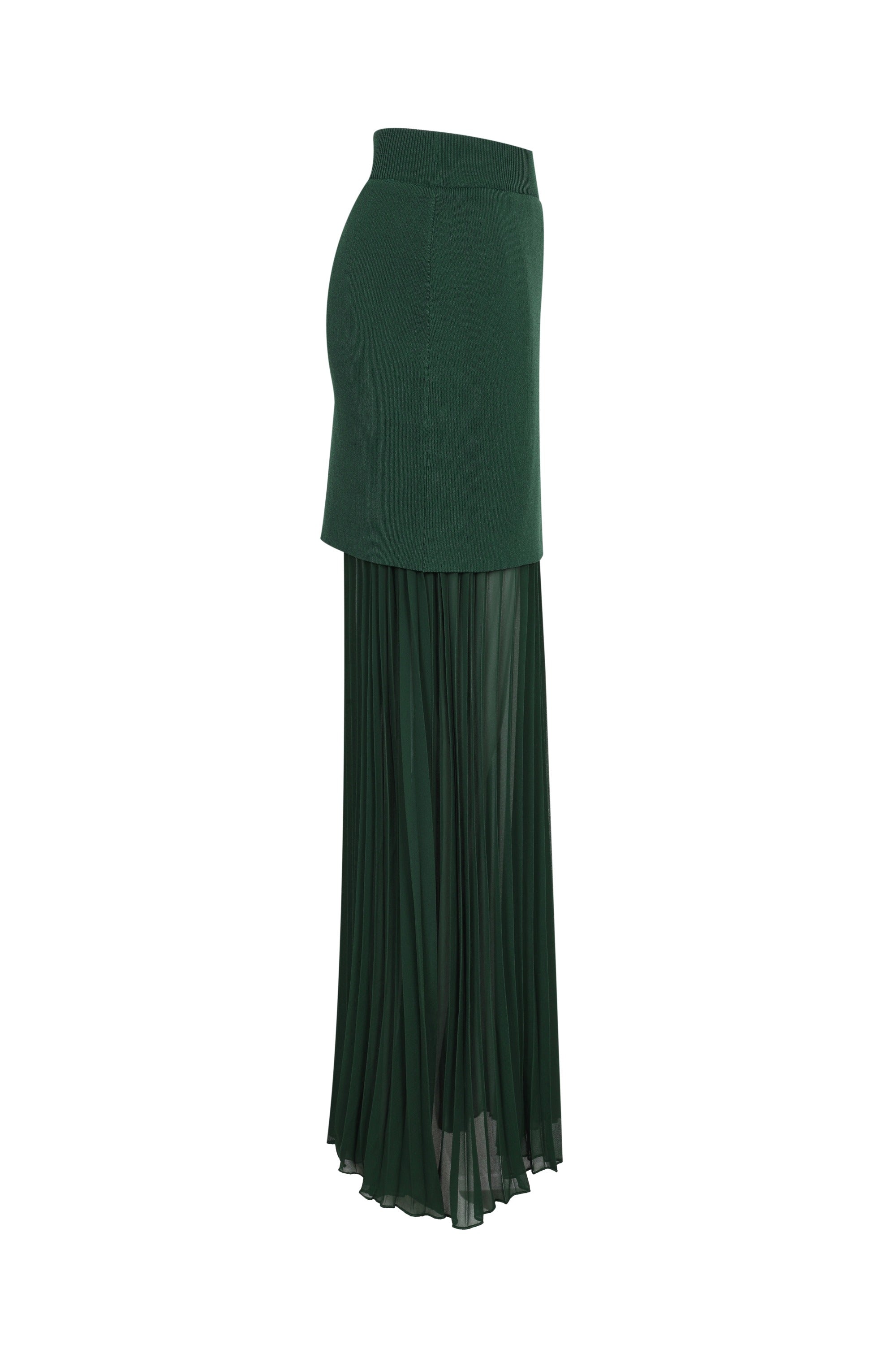 Dual Motion Midi Skirt