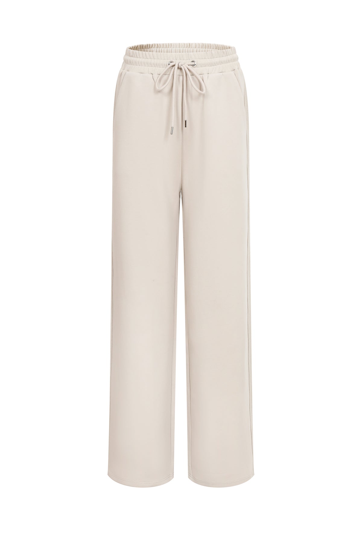 Apex Rib Side Panel Wide Knit Pant