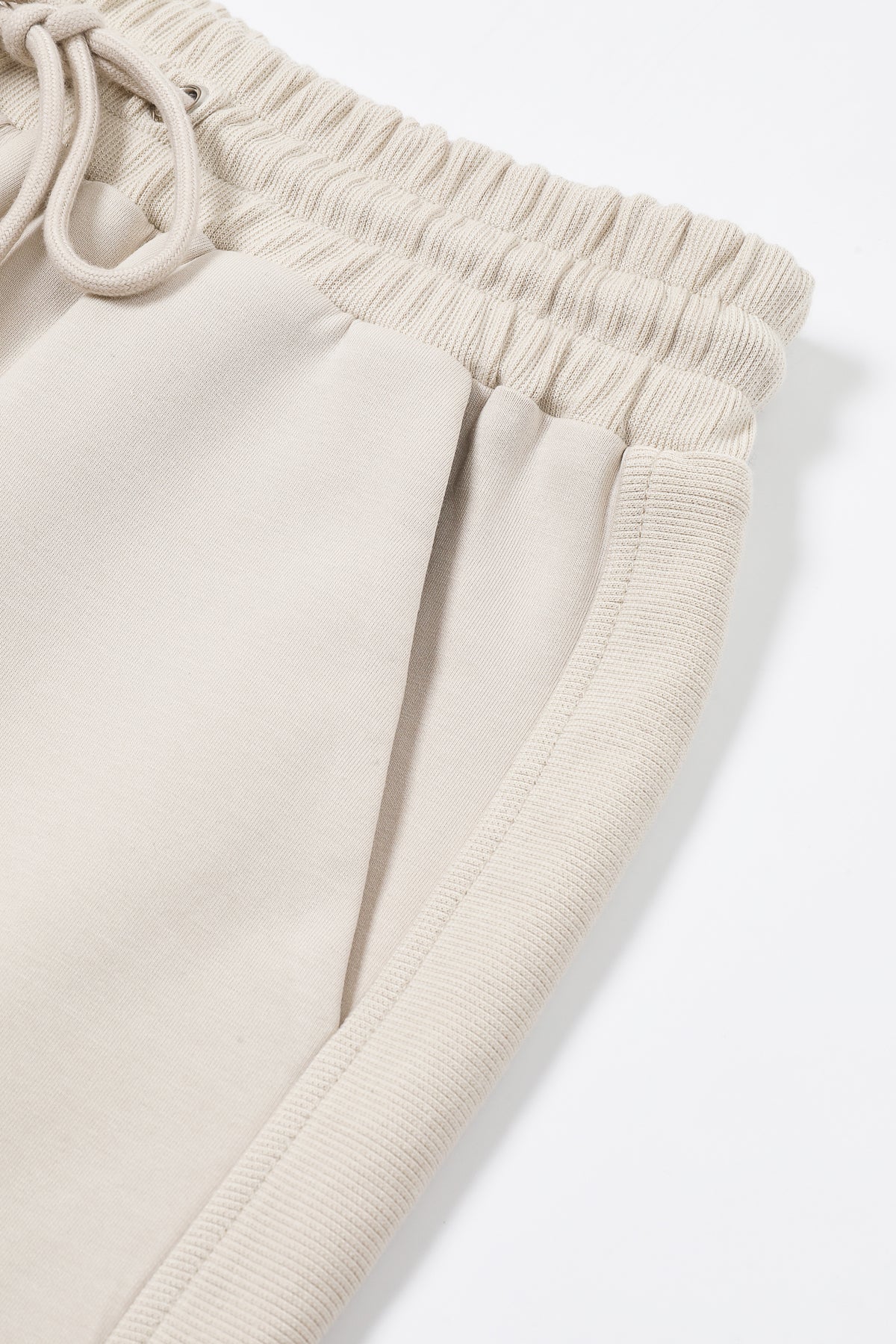 Apex Rib Side Panel Wide Knit Pant