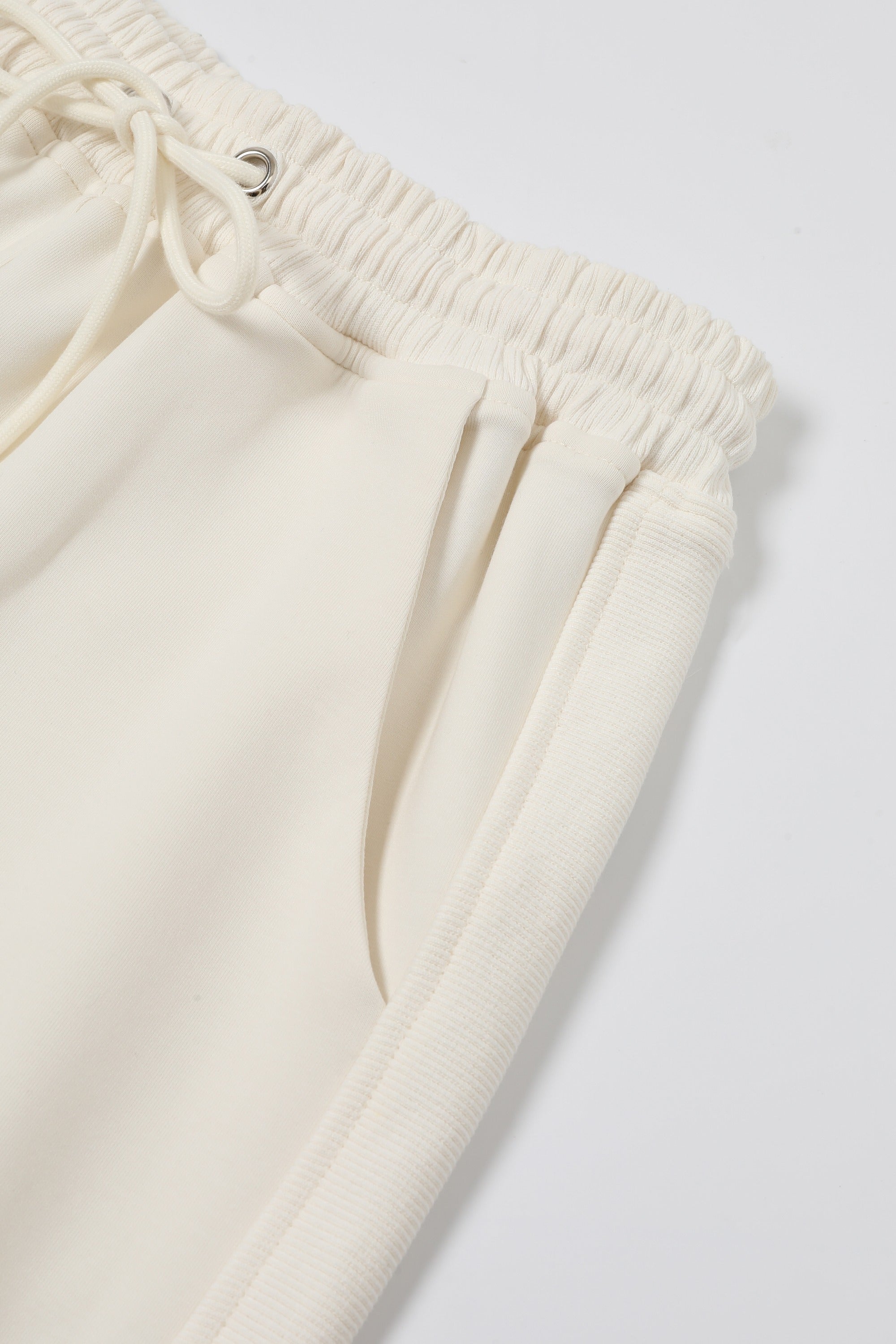 Apex Rib Side Panel Wide Knit Pant