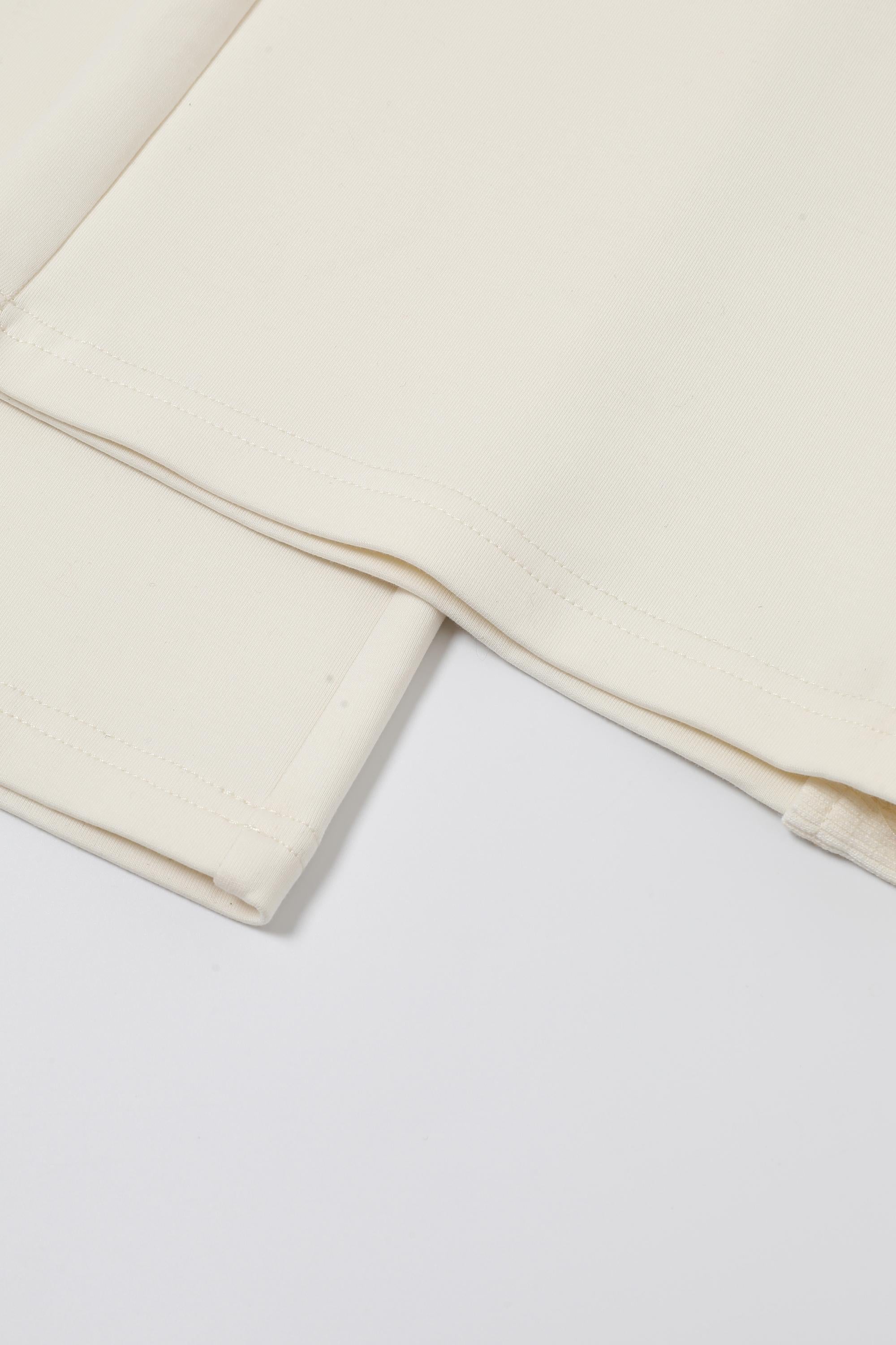 Apex Rib Side Panel Wide Knit Pant