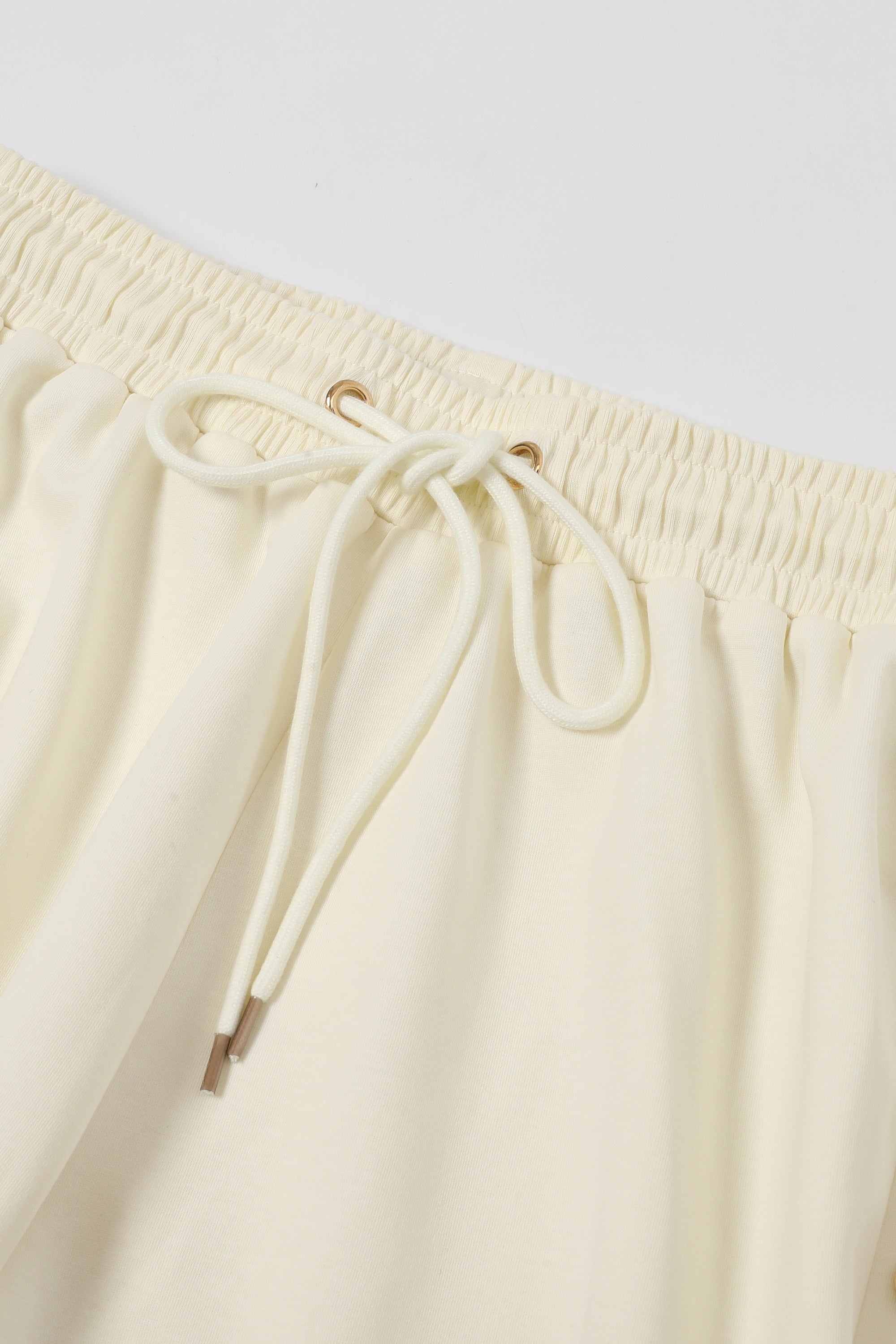 The Atelier Gold Snap Buttons Sweatpants