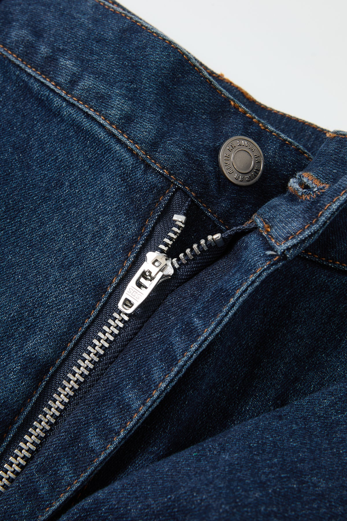 Ruffle Detail Wide Leg Jean
