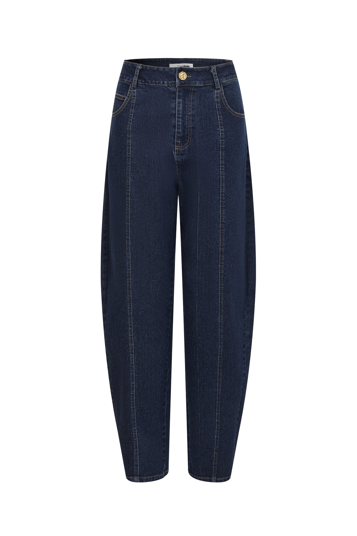 Slim Barrel Denim Pants