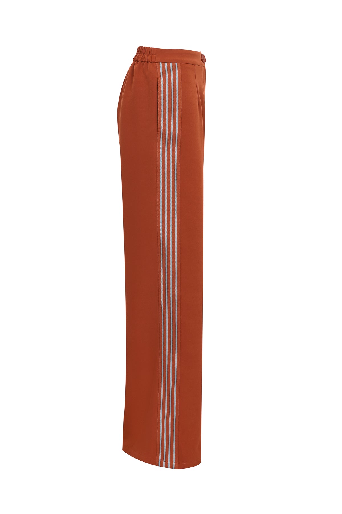 Woven Knit Mix Wide Pants