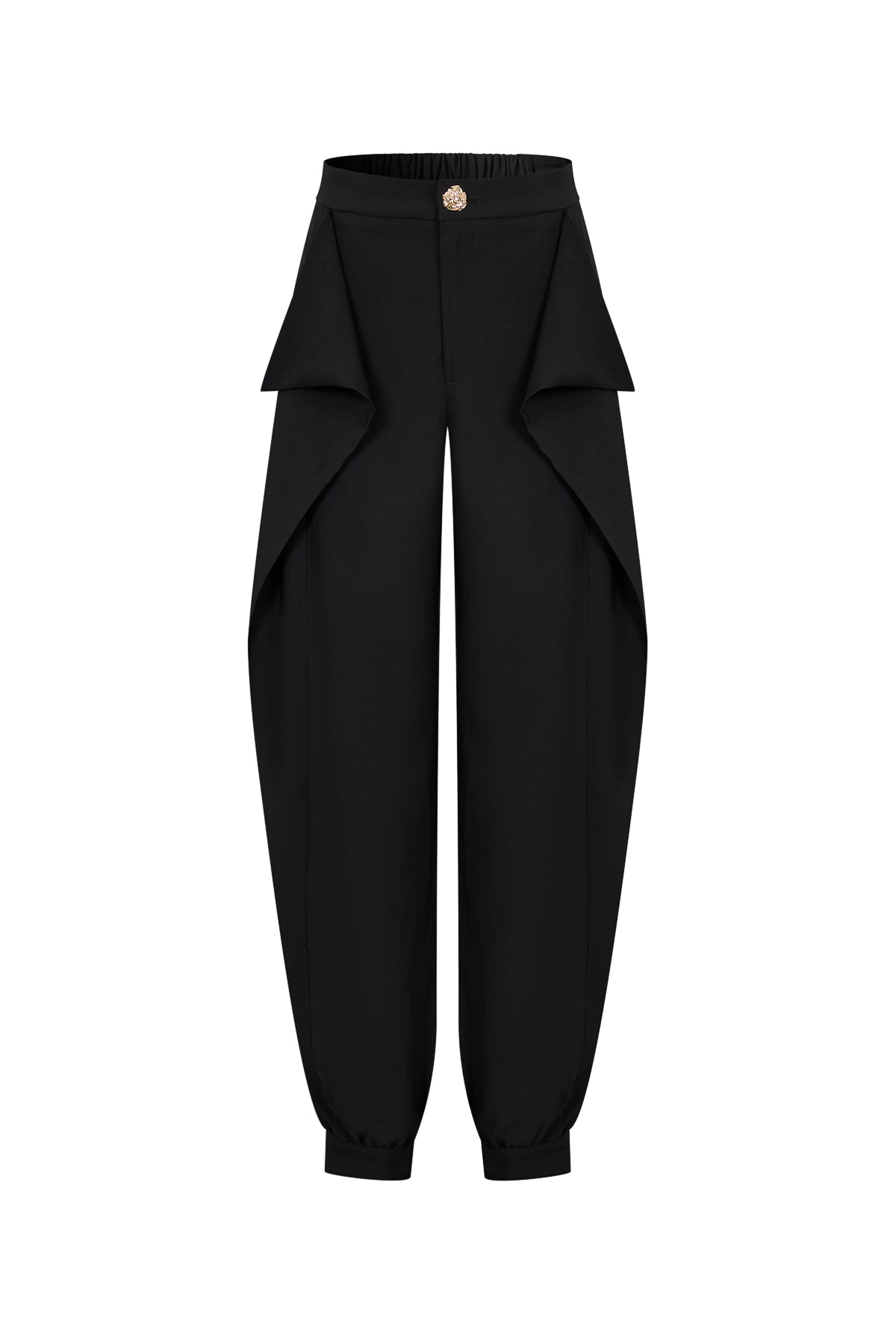 Folded Layer Balloon Pants