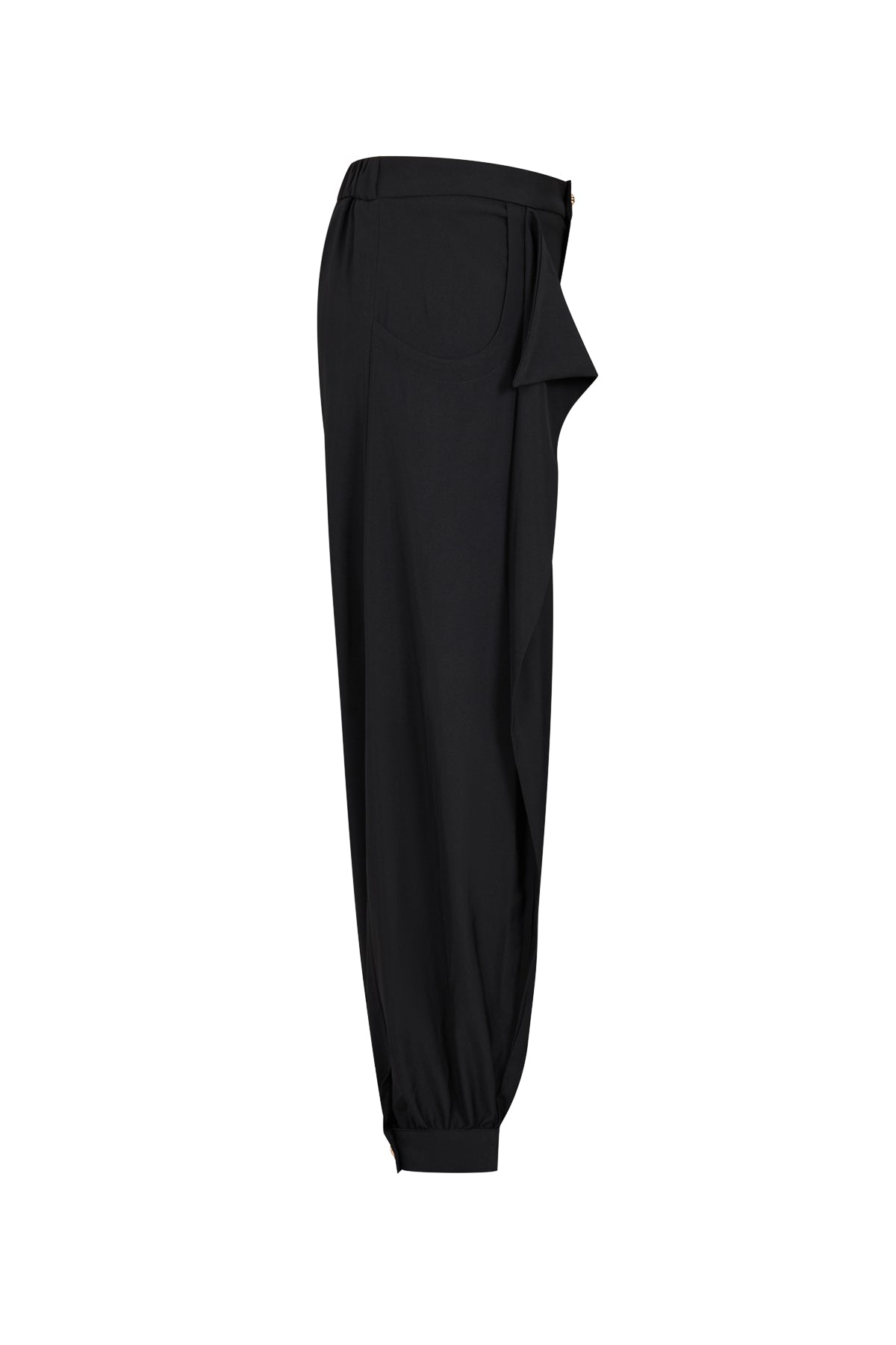 Folded Layer Balloon Pants
