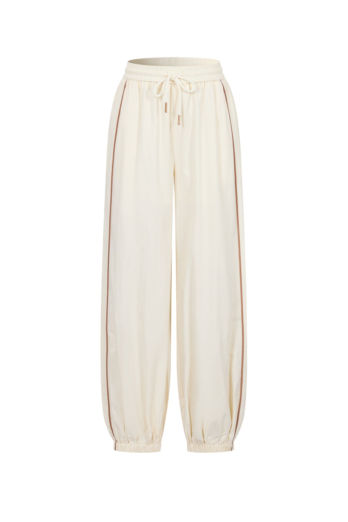 Balloon Pants with Piping Detail