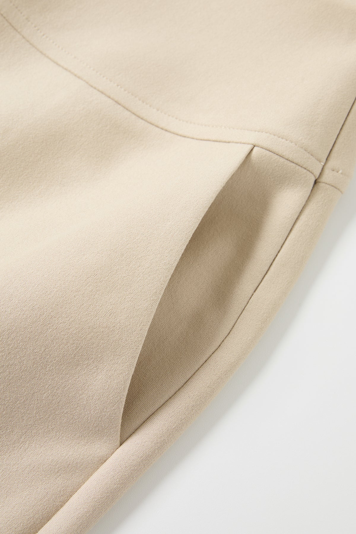 Wide Waistband Knit Palazzo