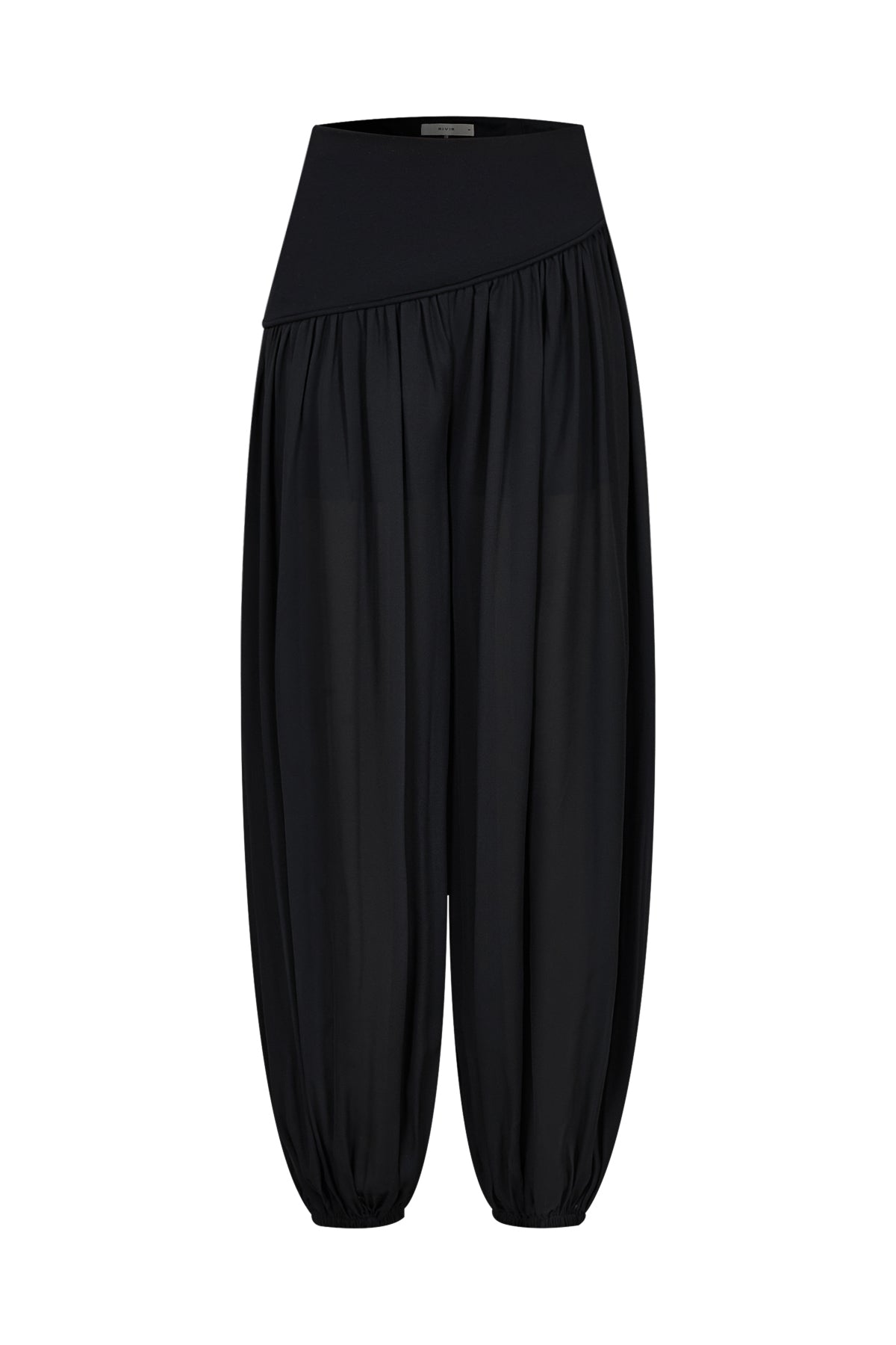 Shirred Harem Pants