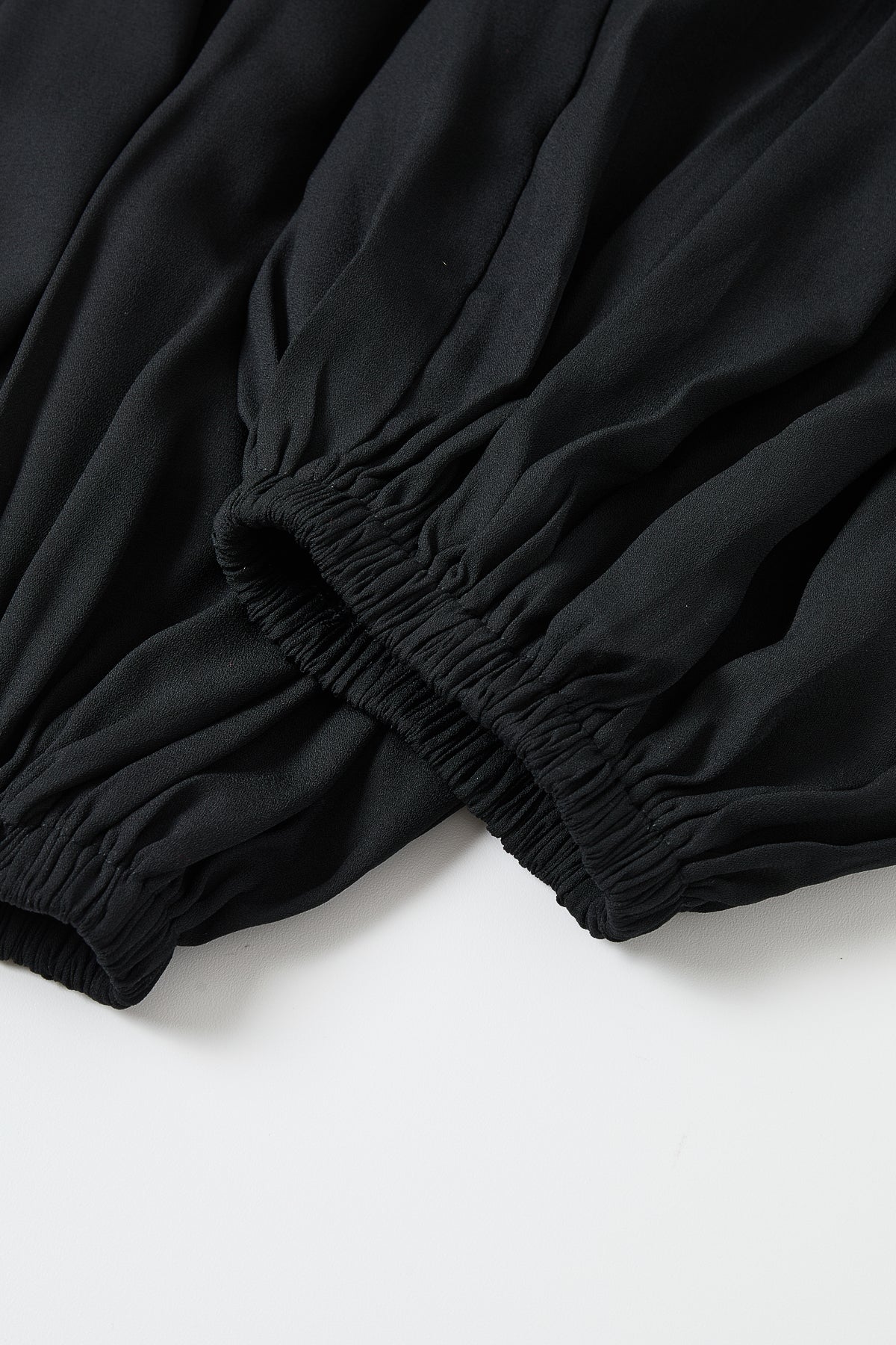 Shirred Harem Pants