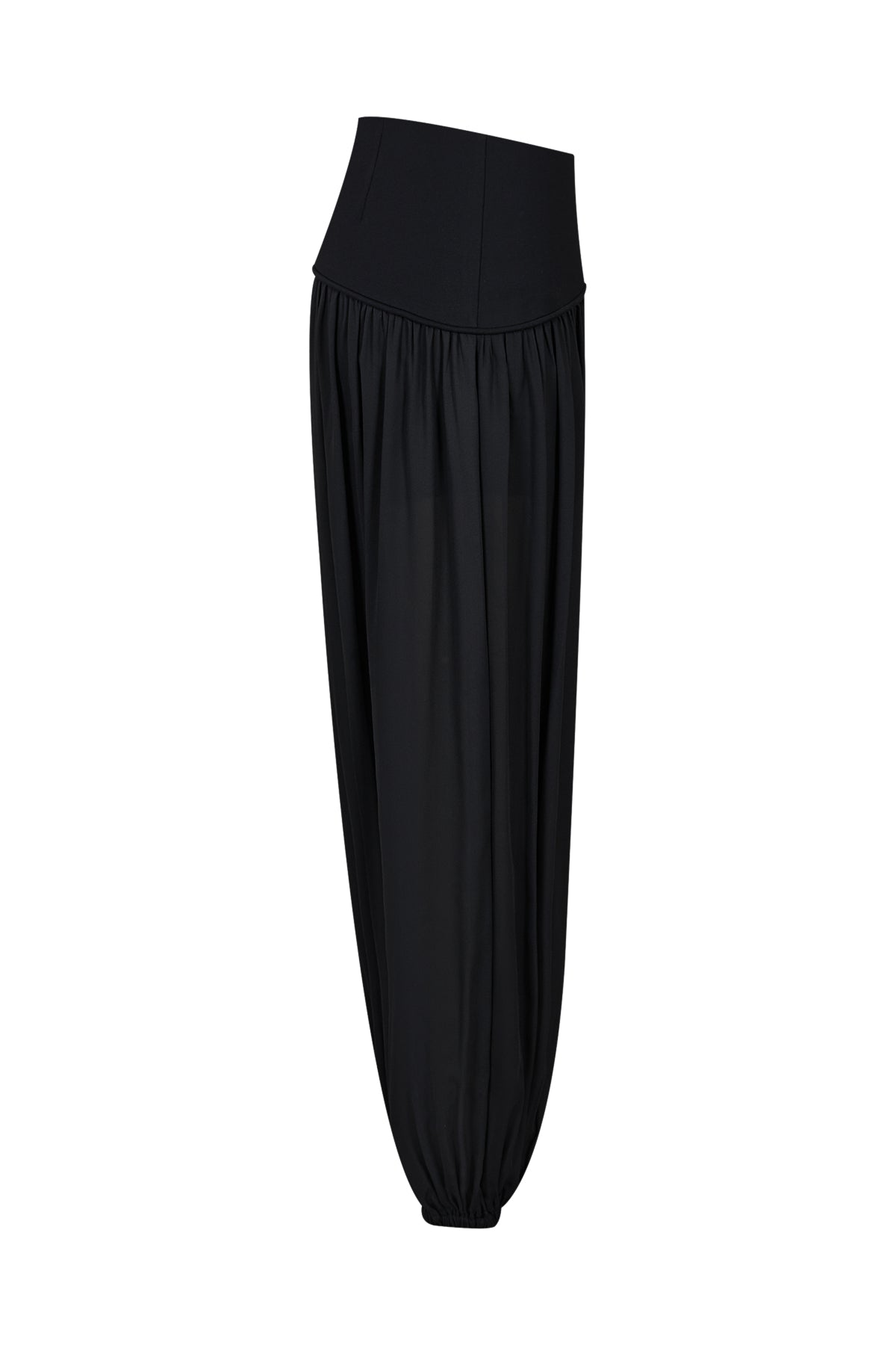 Shirred Harem Pants
