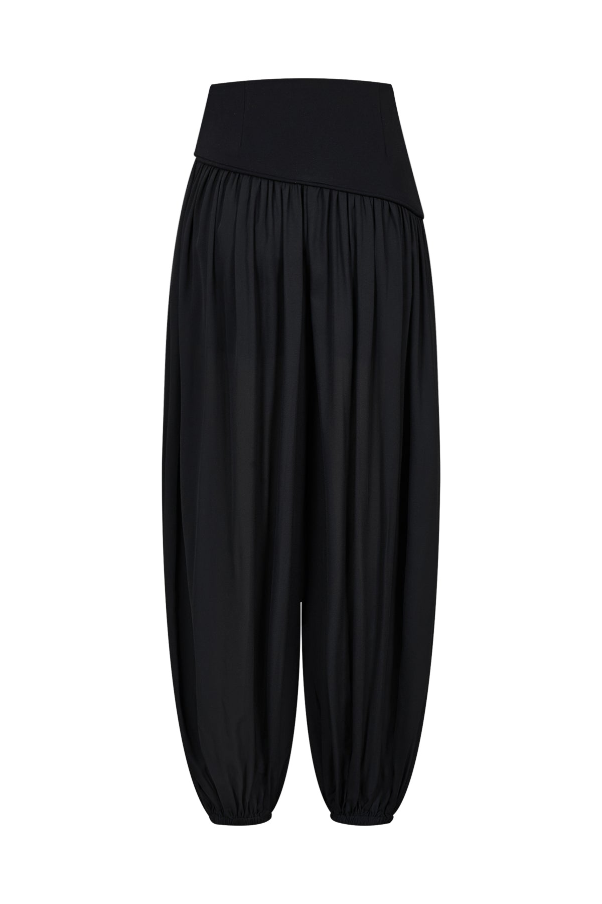 Shirred Harem Pants