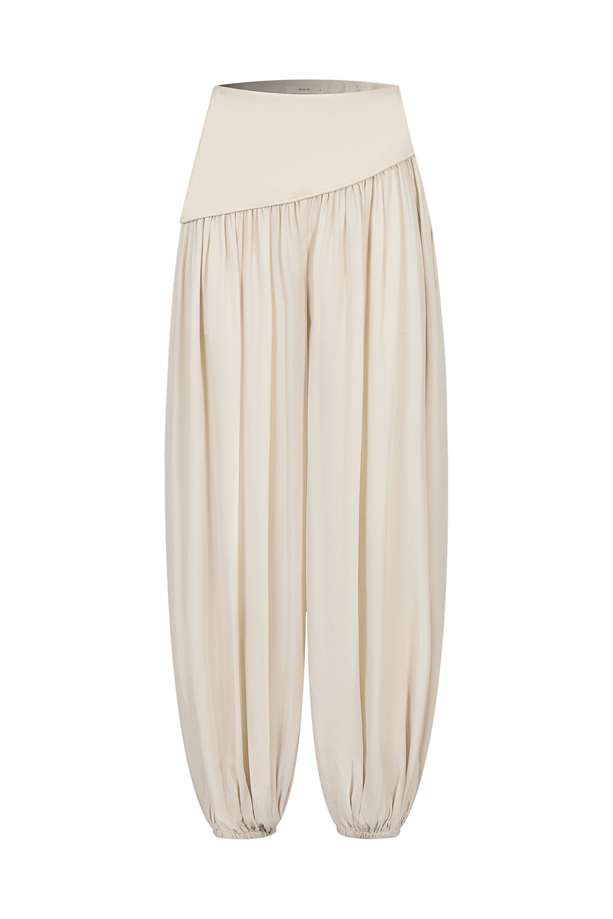 Shirred Harem Pants
