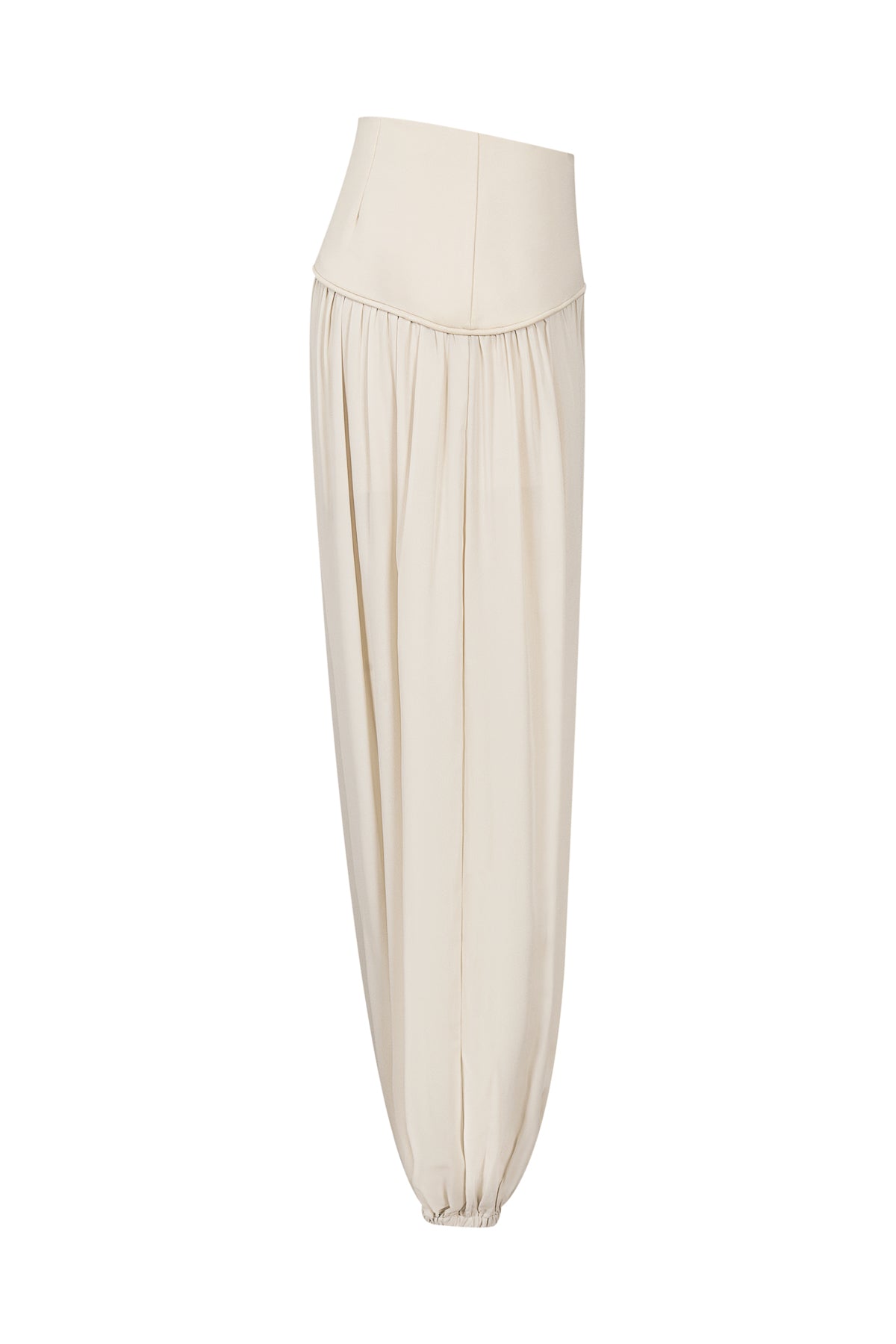 Shirred Harem Pants