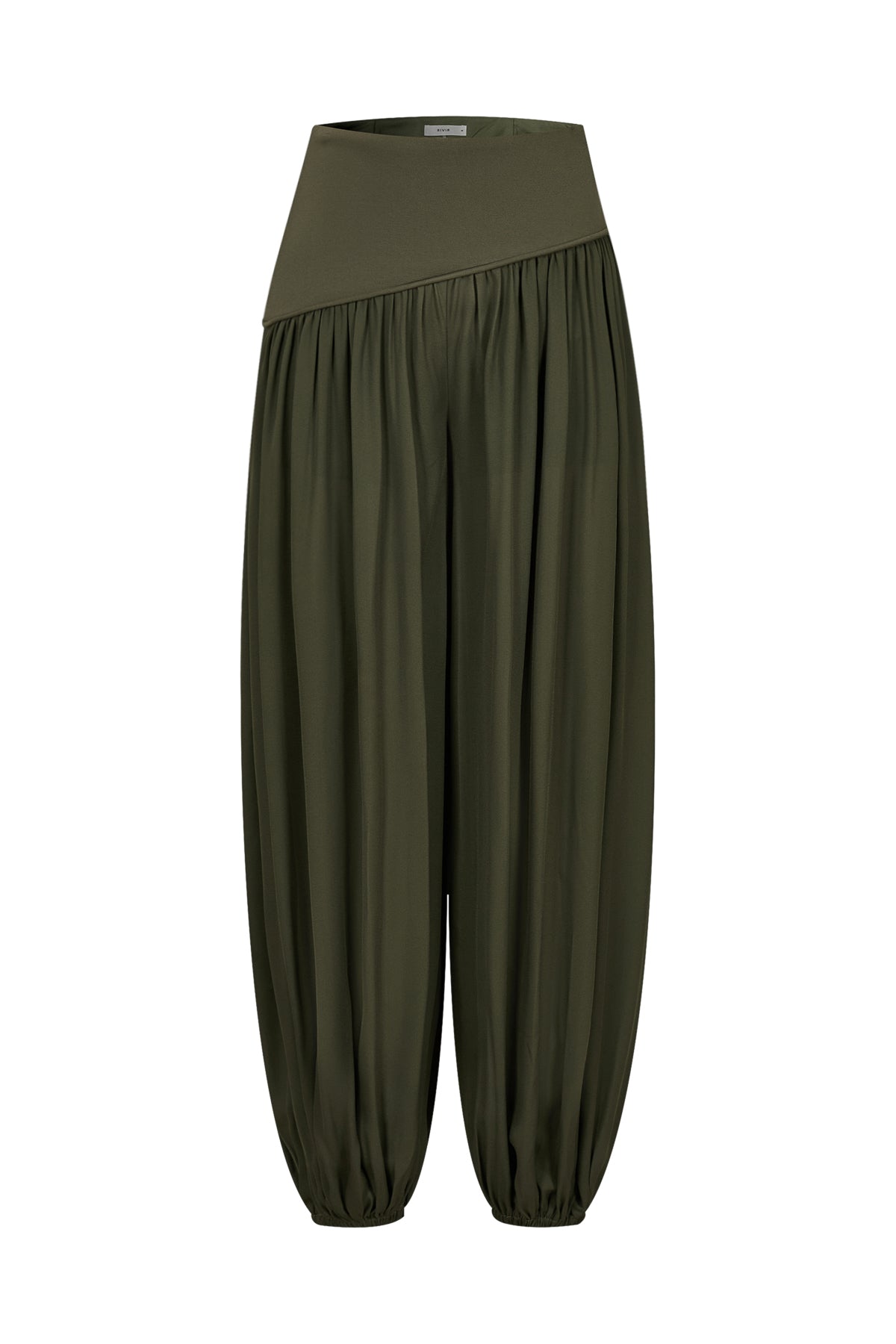 Shirred Harem Pants