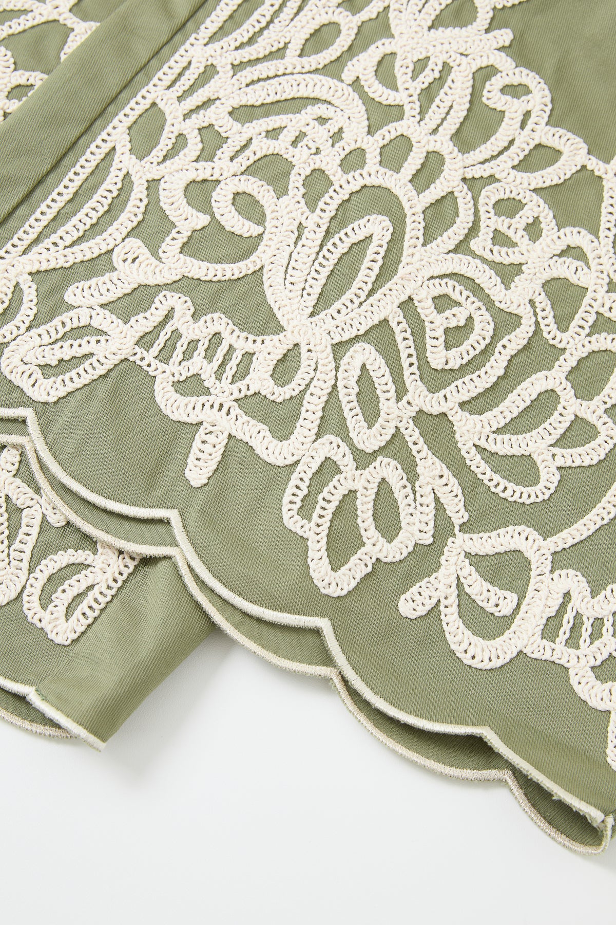 Embroidered Poplin Palazzo