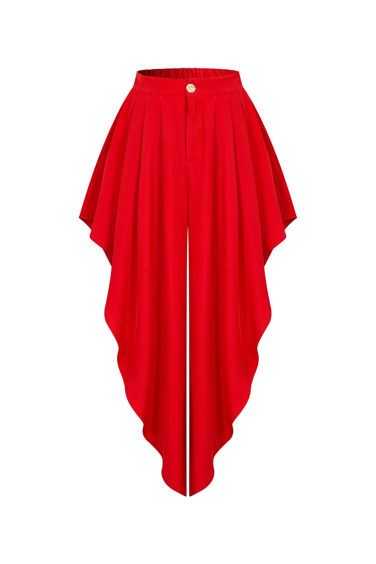 Pleated Super Flared Pants