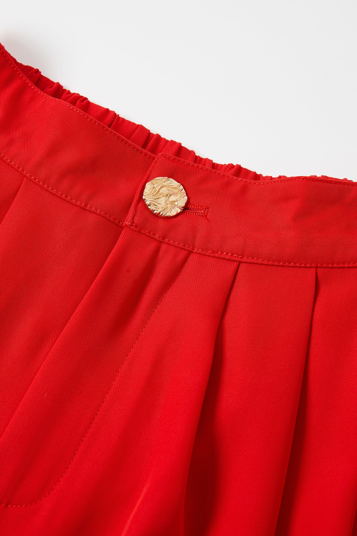 Pleated Super Flared Pants