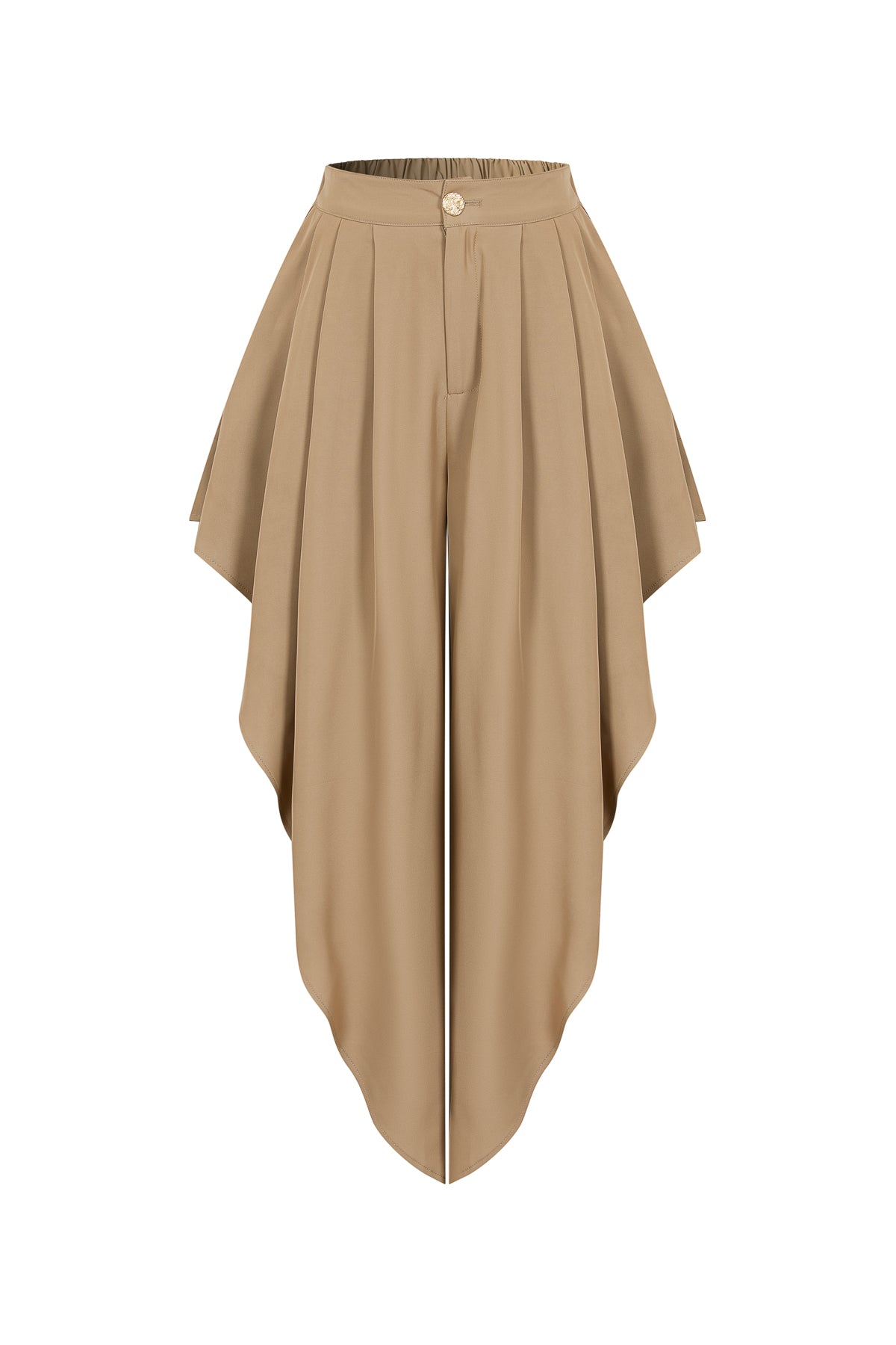 Pleated Super Flared Pants
