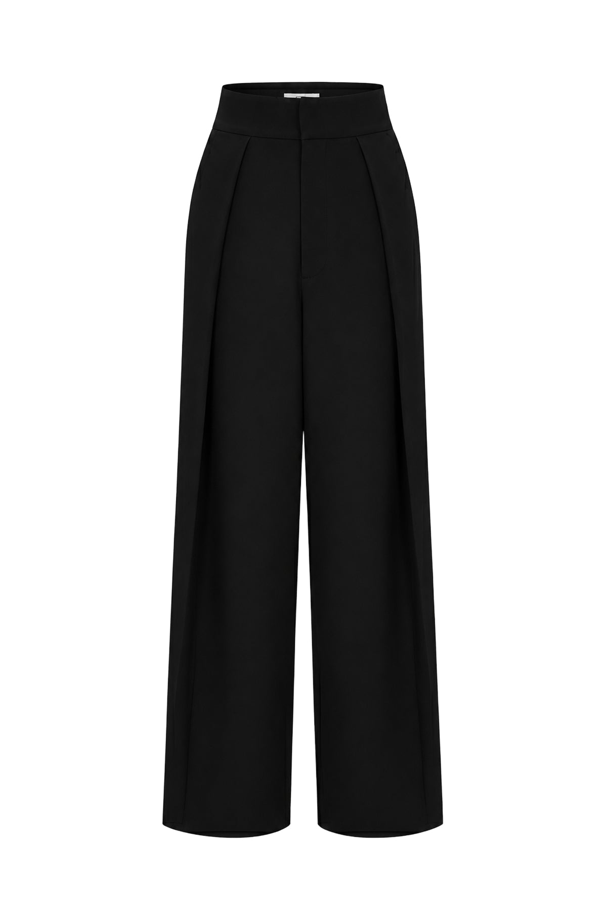 Pleated Barrel Woven Pants