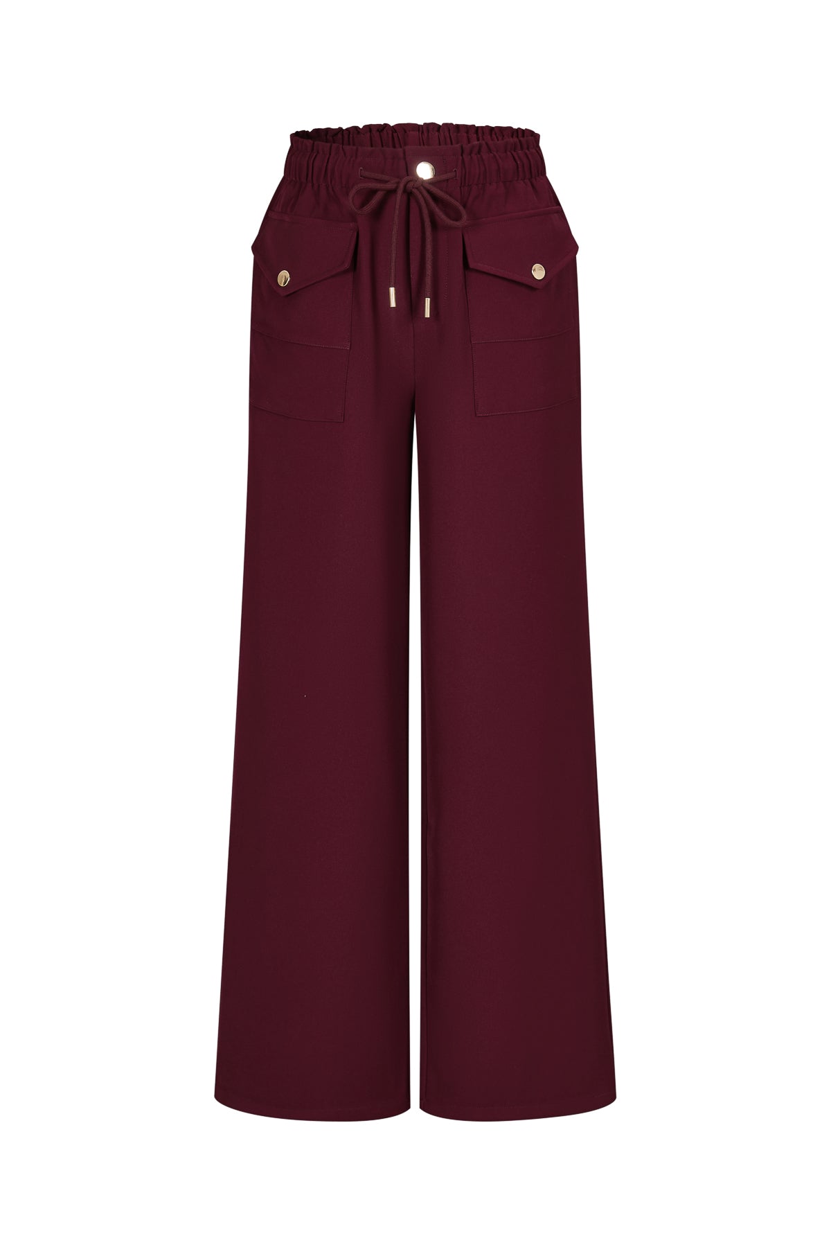 Utilitarian Twill Wide Pants