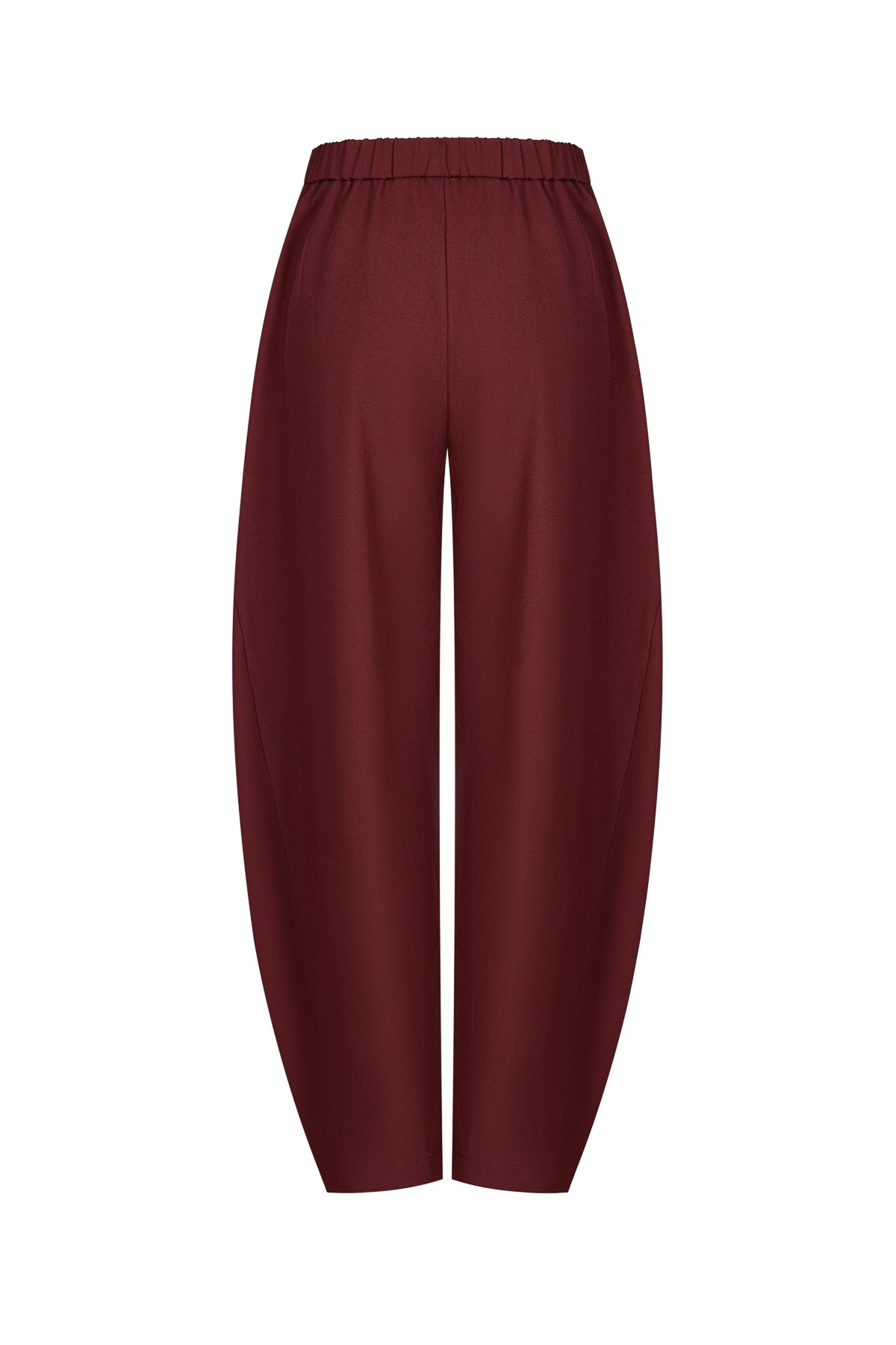 Grommet Detail Twill Barrel Pants