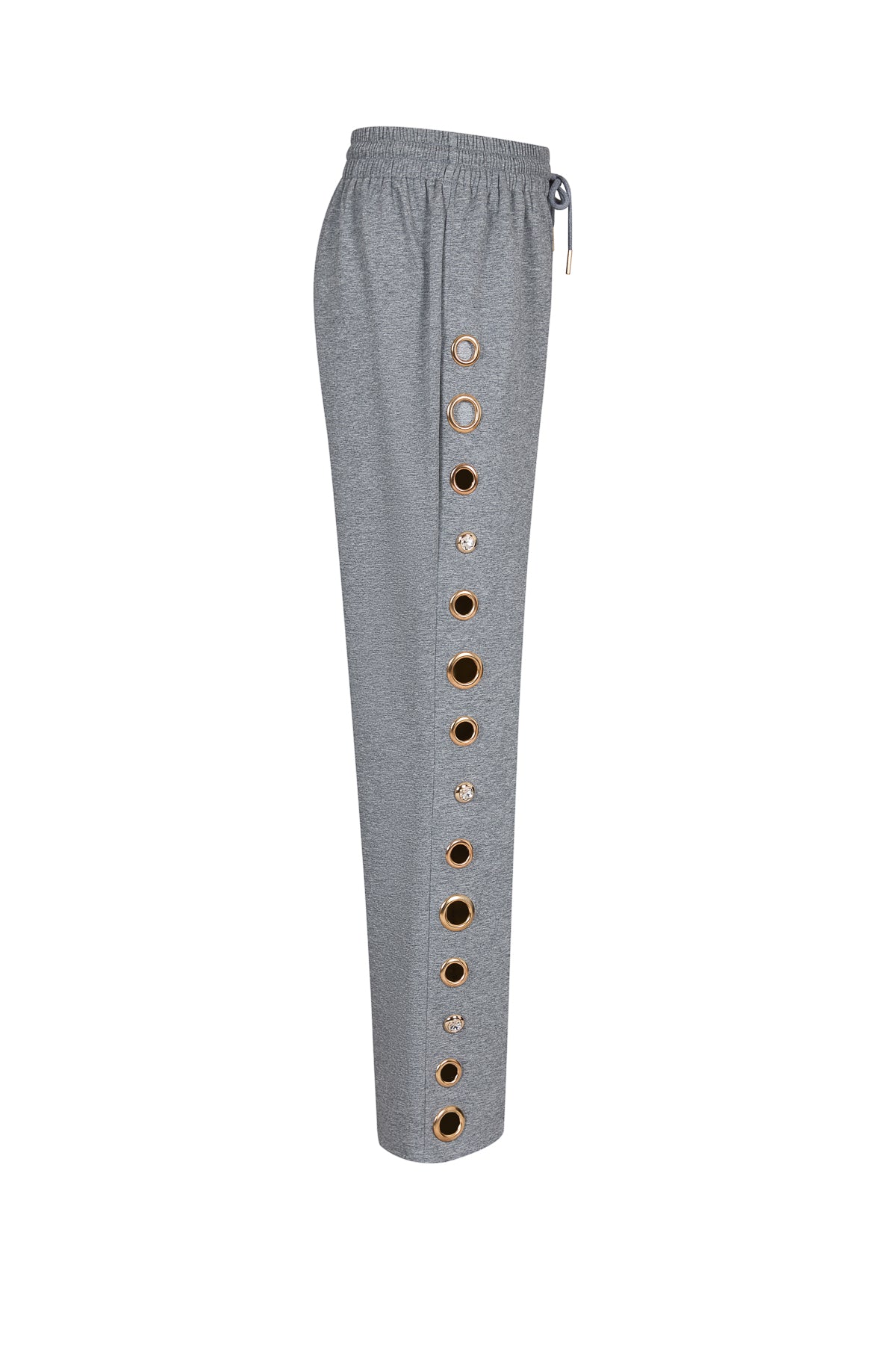 Grommet Detail Sweat Pants