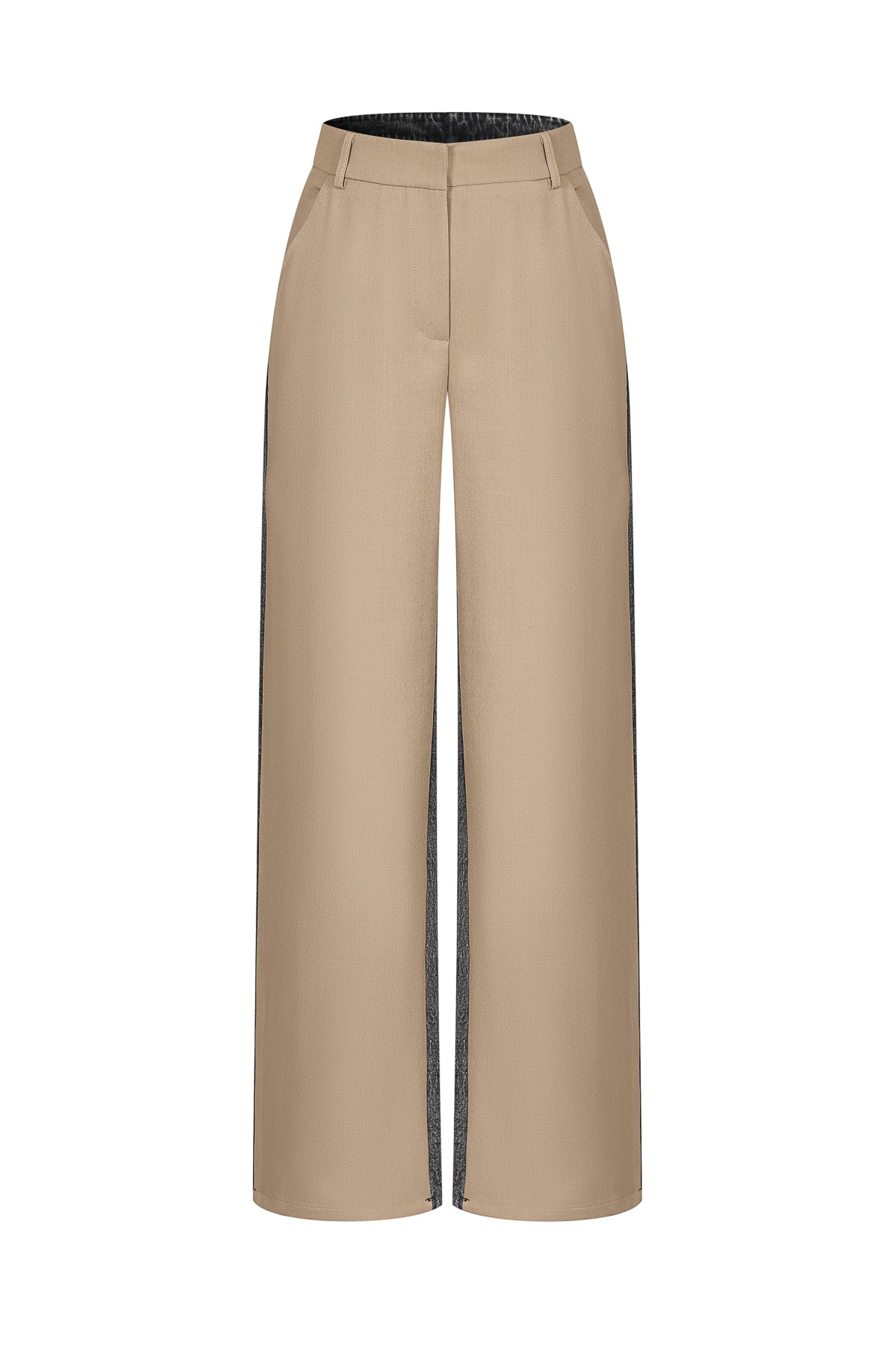 Twill Denim Mix Pants