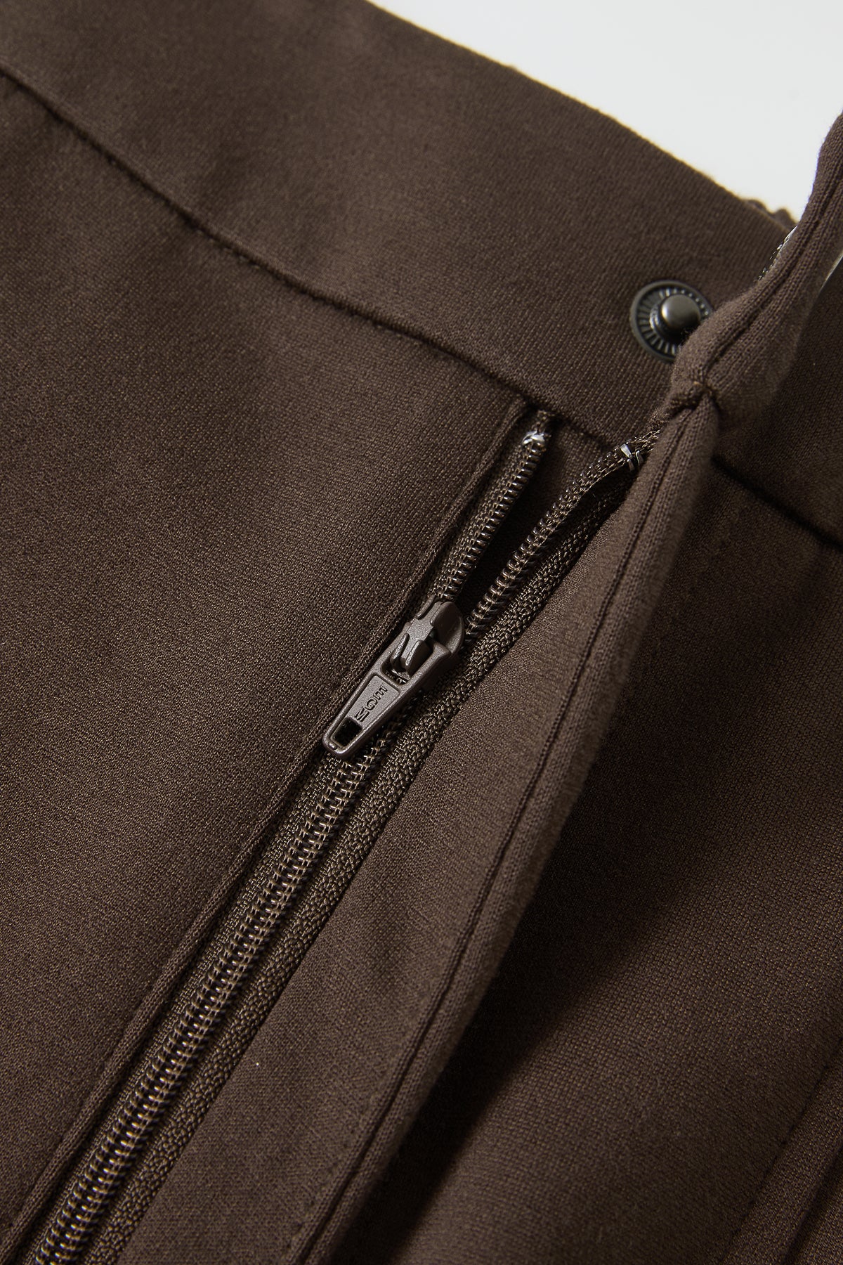 Knit Cut Seam Detail Wide Barrel Pants