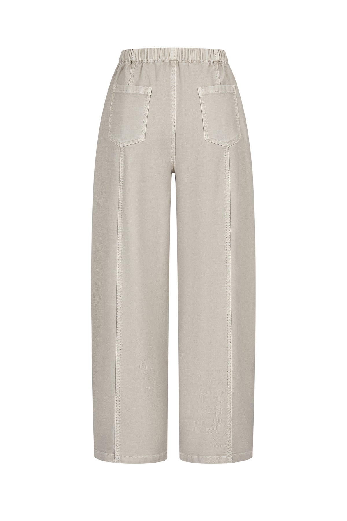 Washed Twill Balloon Pants