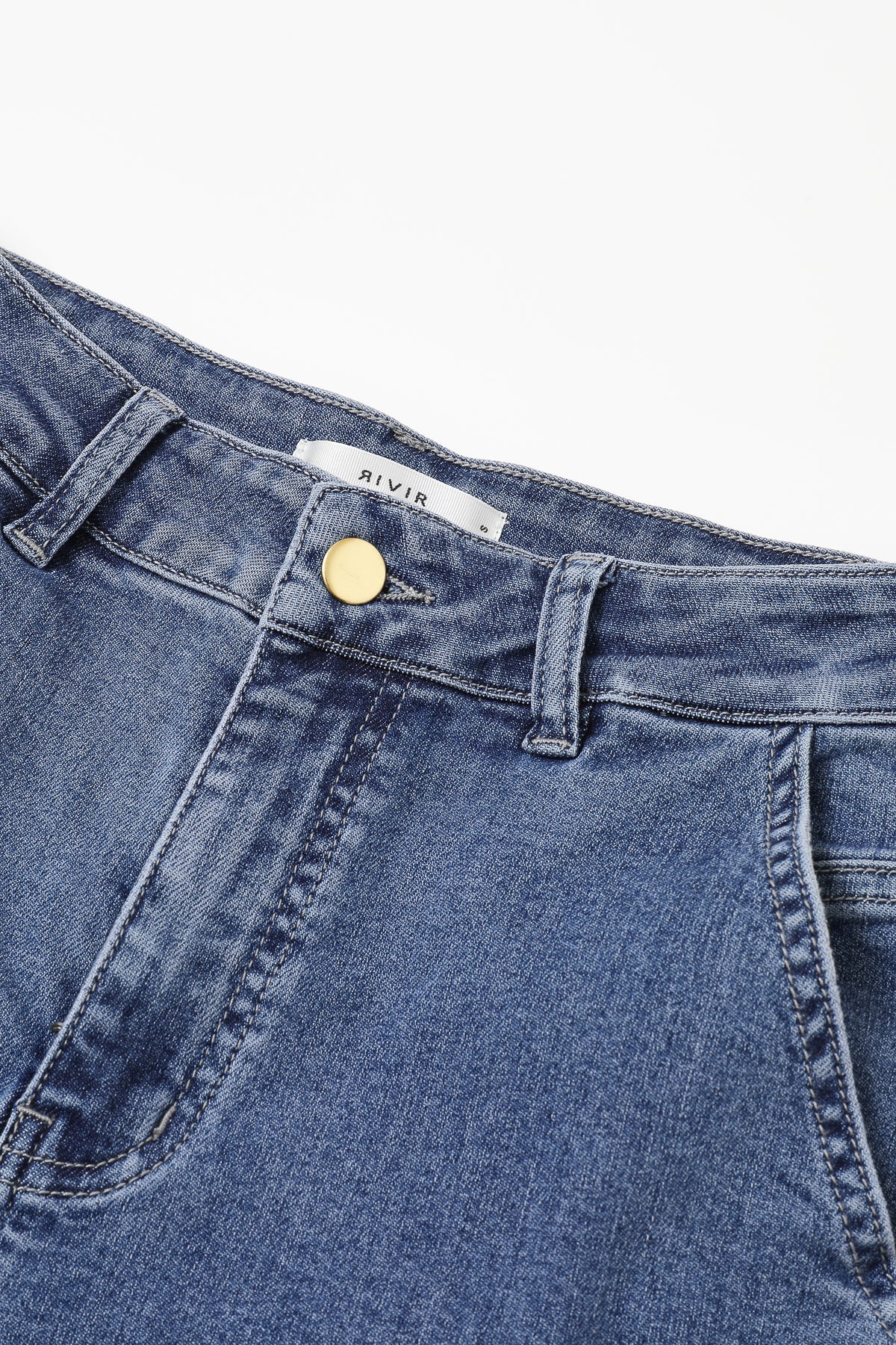 Nyla Wide Leg Flare Denim Pant