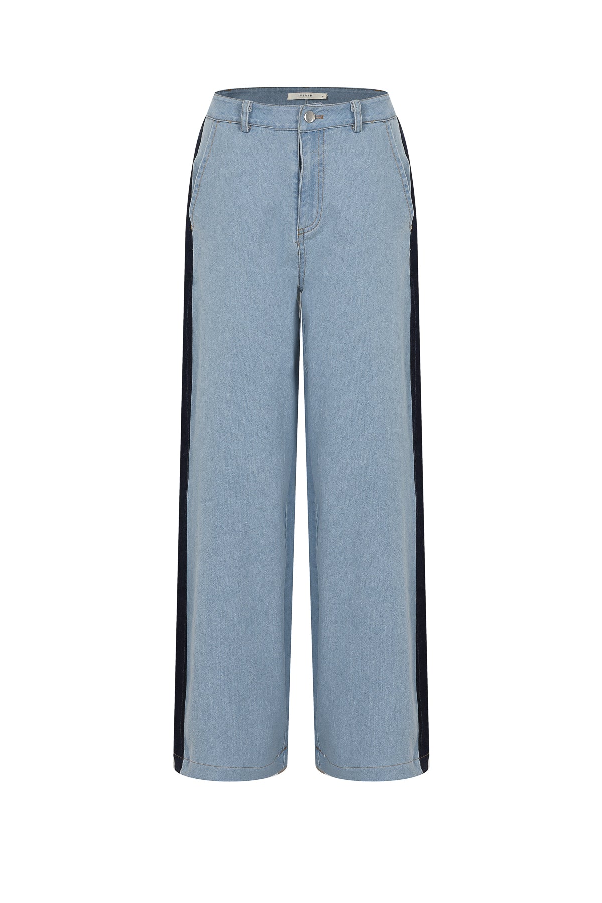 Skyline Two-Tone Denim Pants
