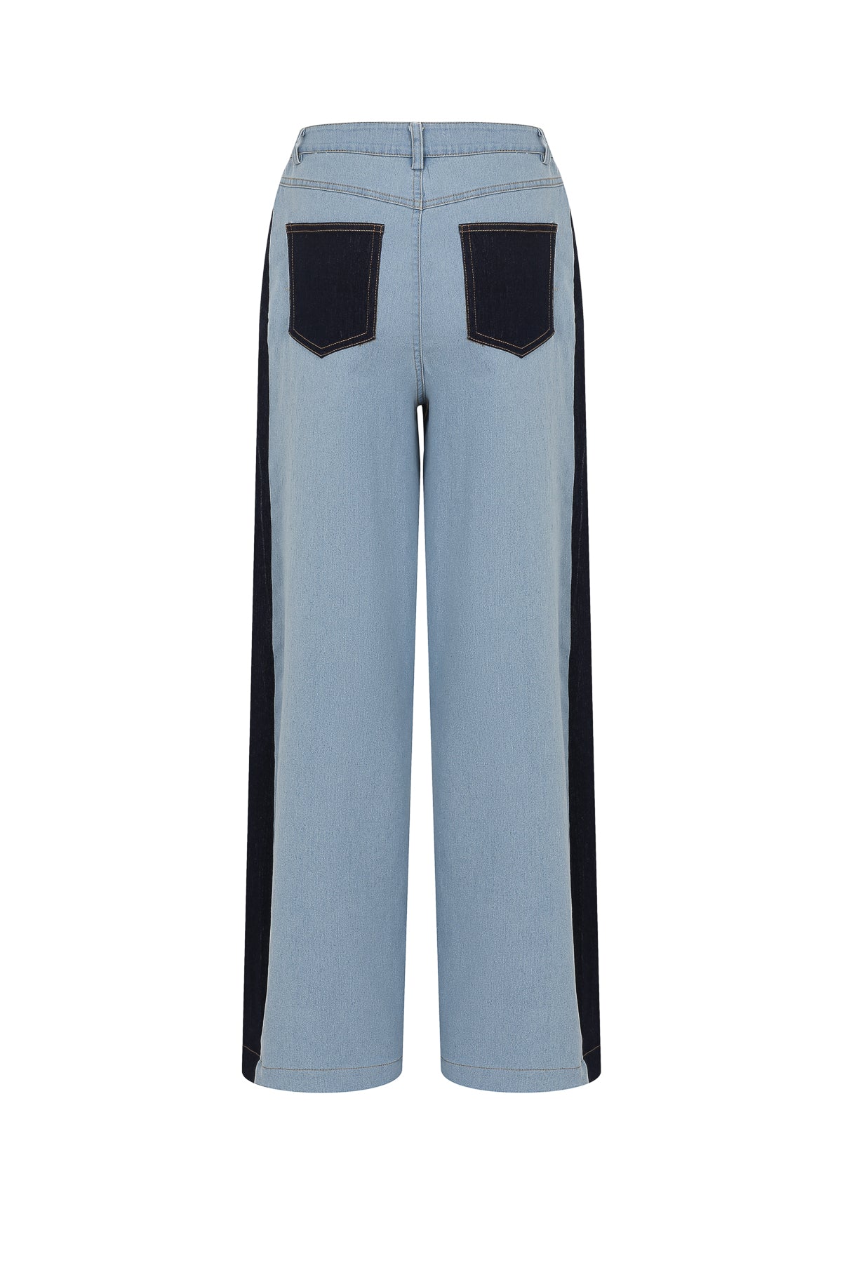Skyline Two-Tone Denim Pants